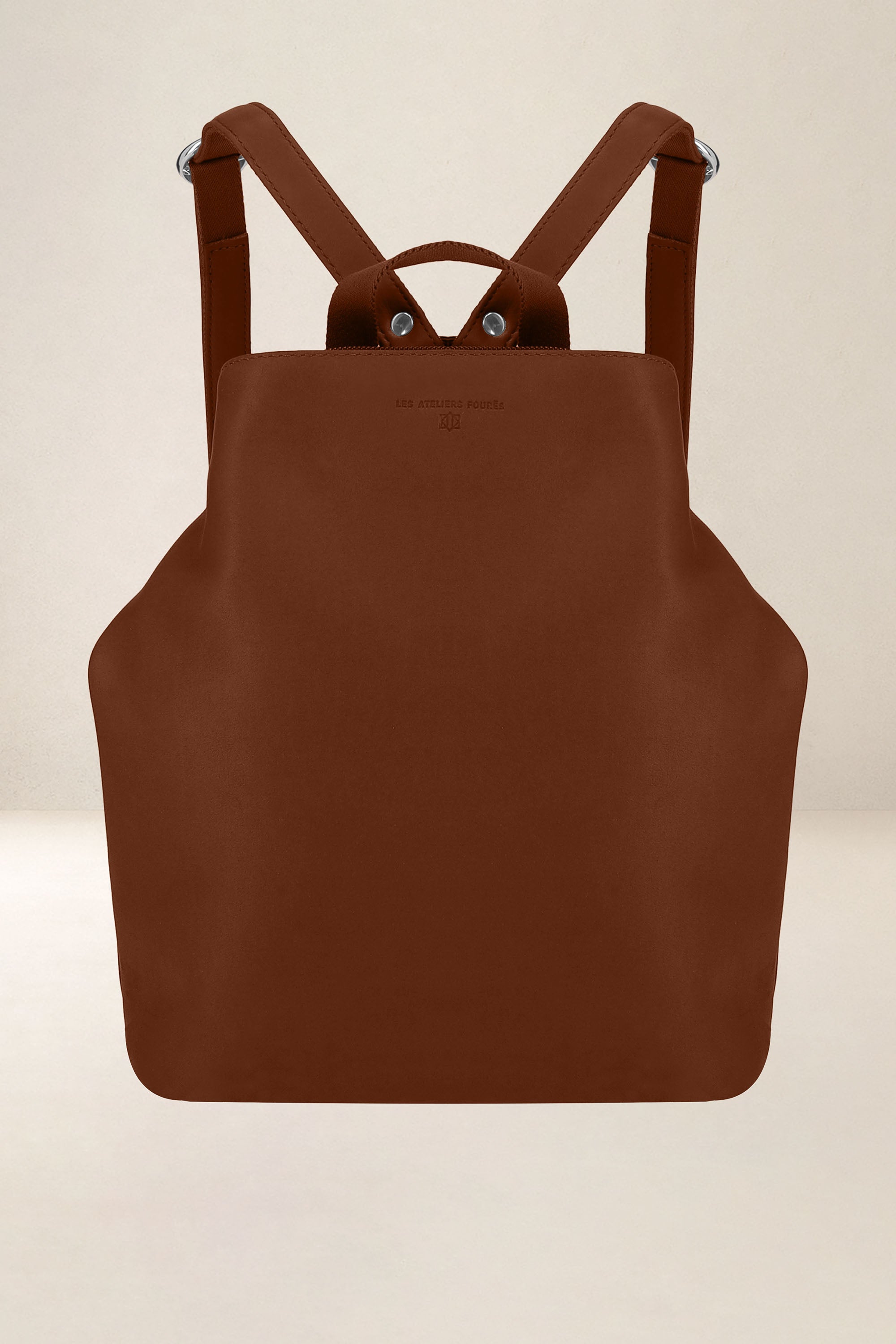 les-ateliers-four-s-psych-sac-dos-cuir-fauve image 2