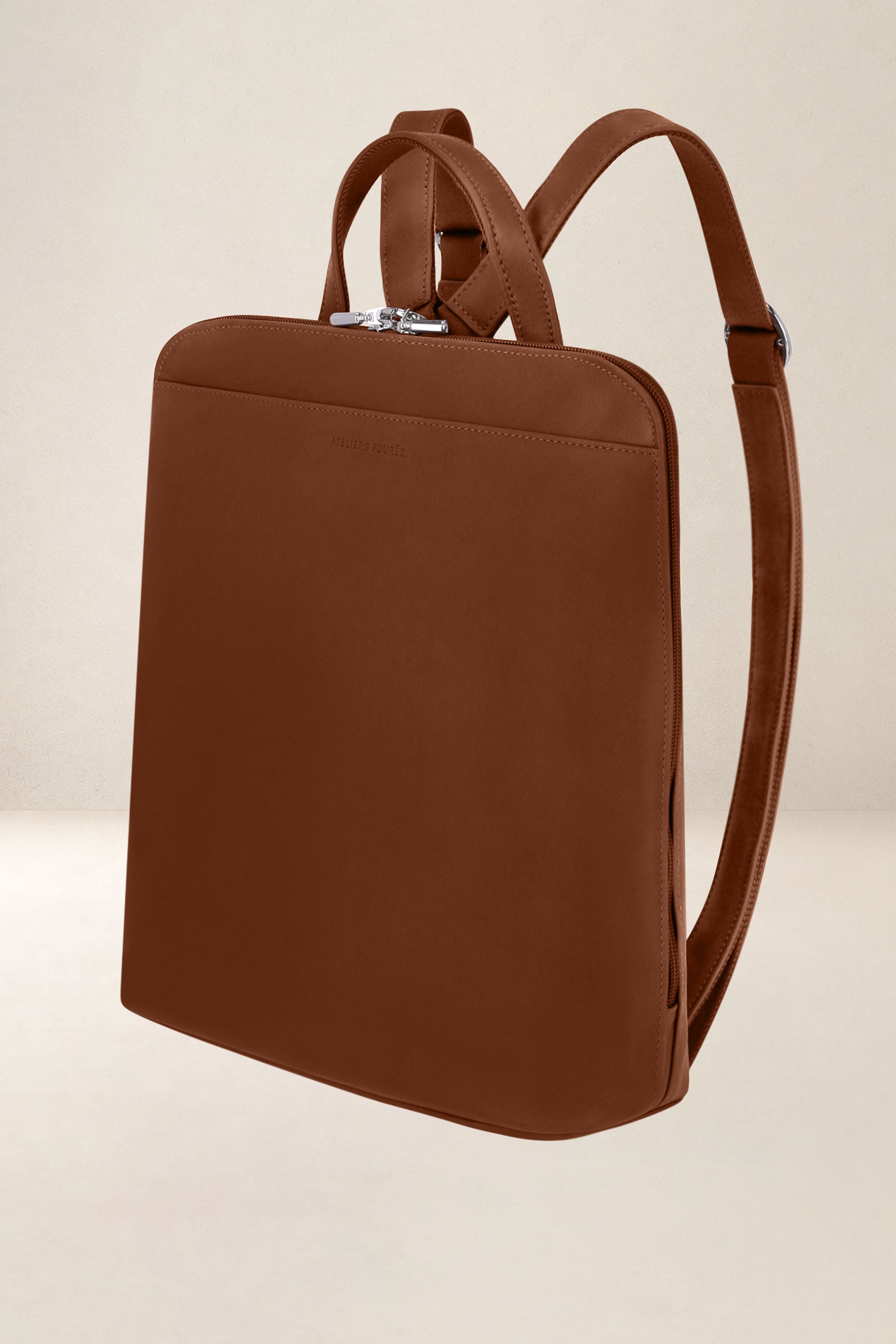 les-ateliers-four-s-androm-de-sac-dos-cuir-fauve image 4
