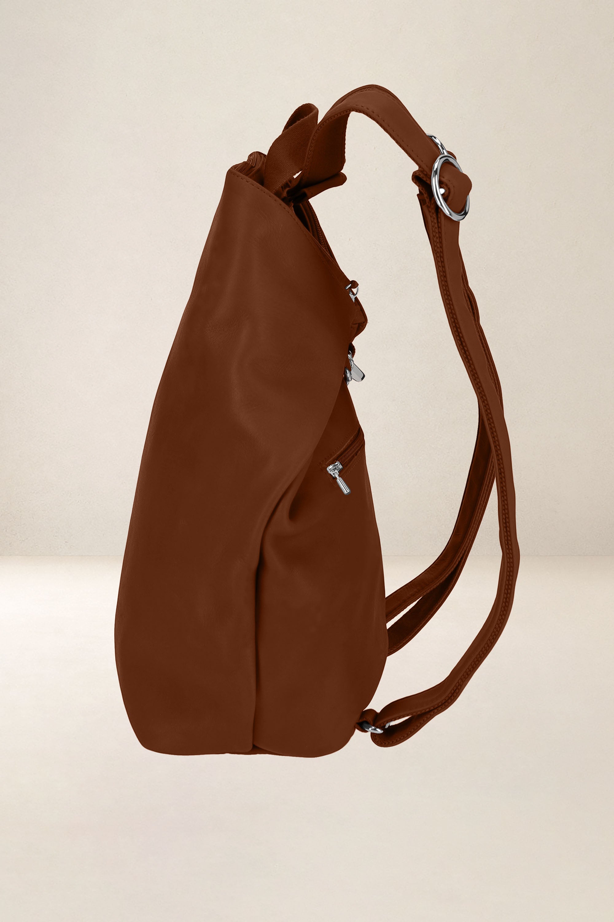 les-ateliers-four-s-psych-sac-dos-cuir-orange-confite image 5