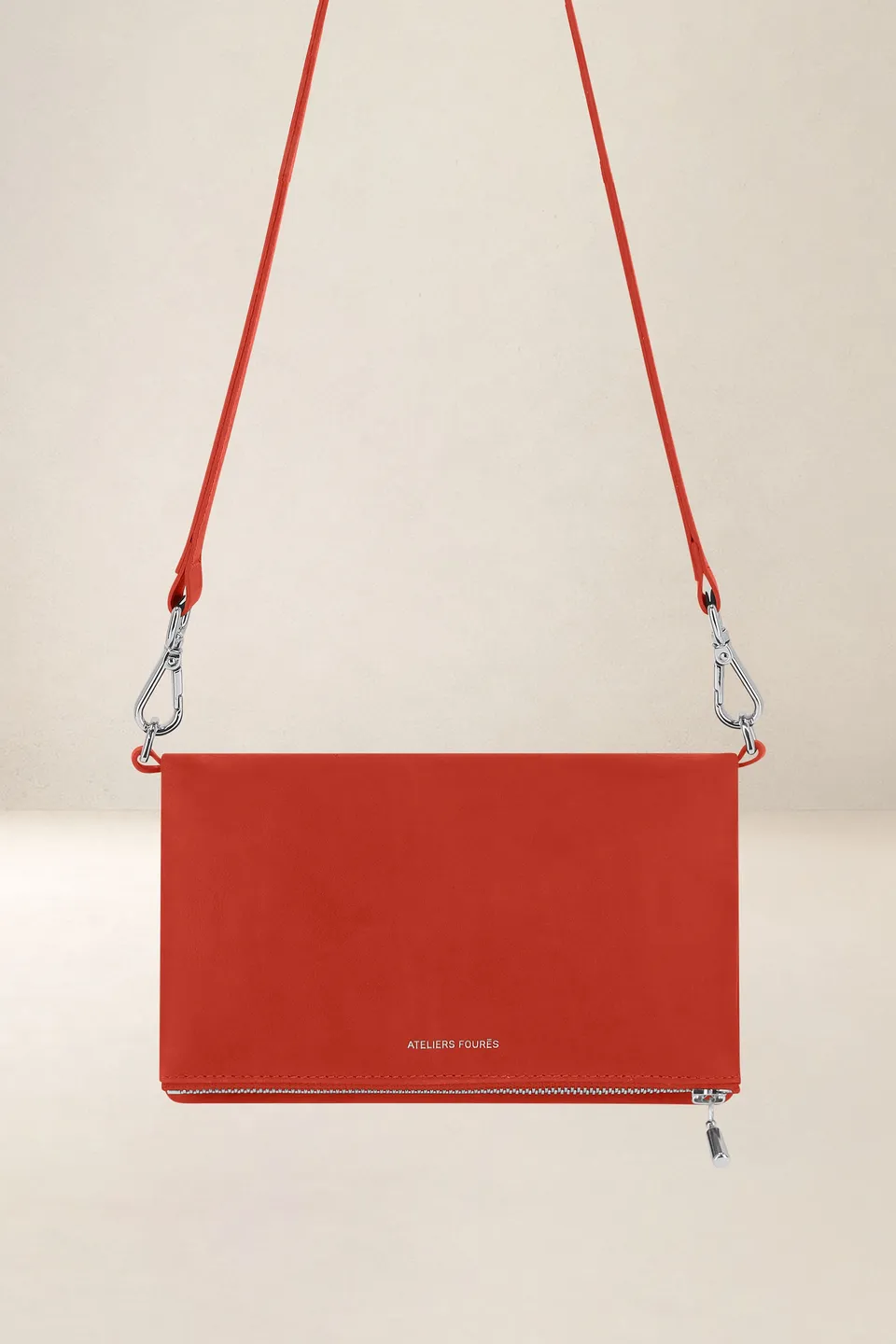 les-ateliers-four-s-myc-ne-pochette-cuir-lionne-bandouli-re image 1