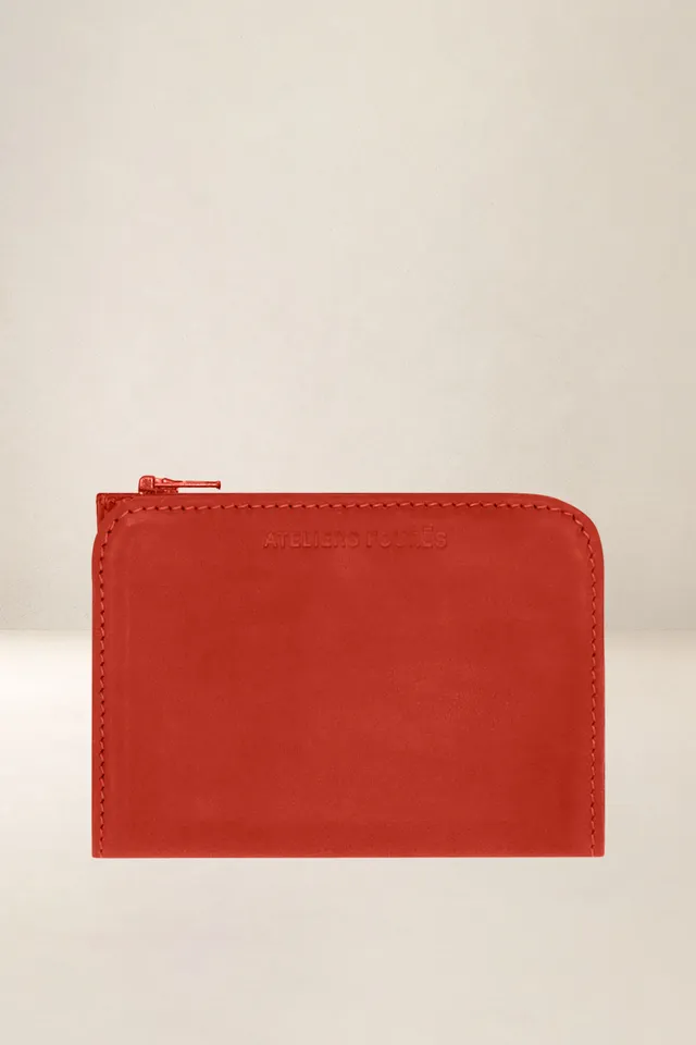 les-ateliers-four-s-n-m-sis-portefeuille-cuir-orange-confite image 1