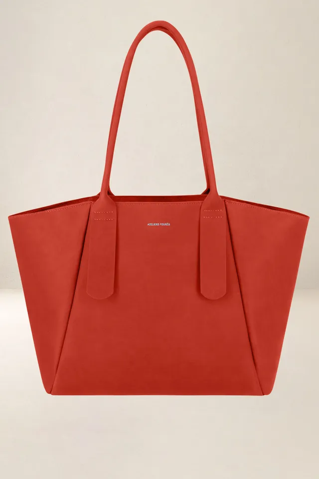 les-ateliers-four-s-d-m-ter-cabas-cuir-fauve-grand image 1