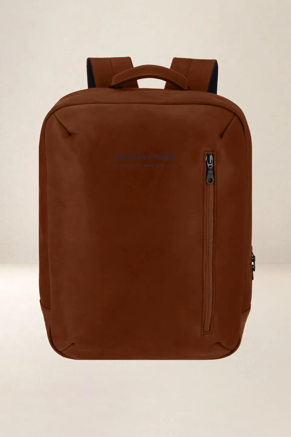 les-ateliers-four-s-euclide-sac-dos-cuir-mustang-ordinateur image 1