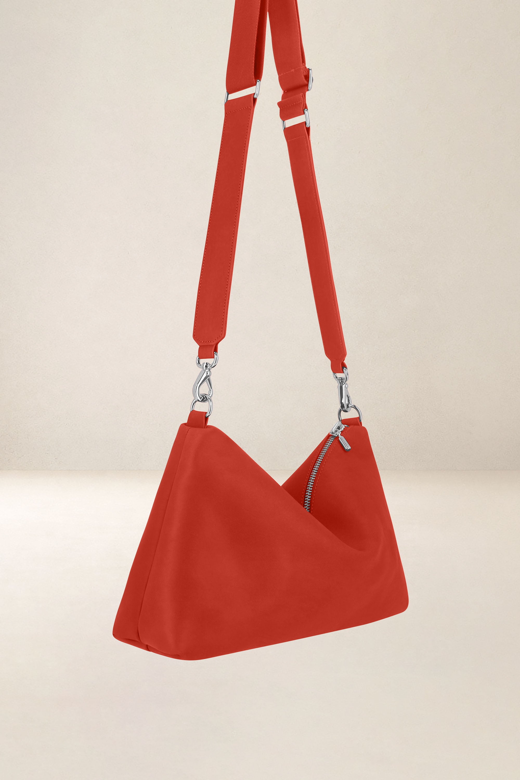 les-ateliers-four-s-iliade-sac-hobo-cuir-orange-confite image 7