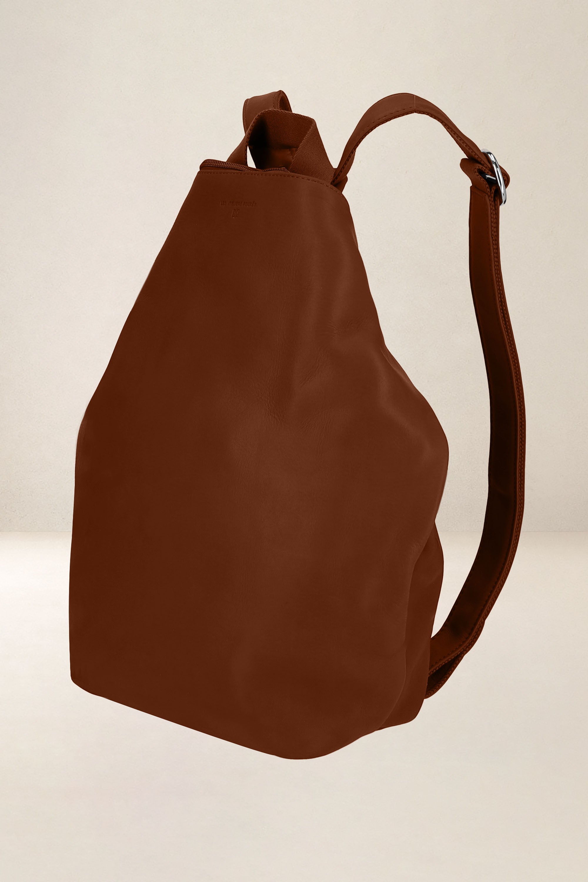 les-ateliers-four-s-psych-sac-dos-cuir-orange-confite image 4