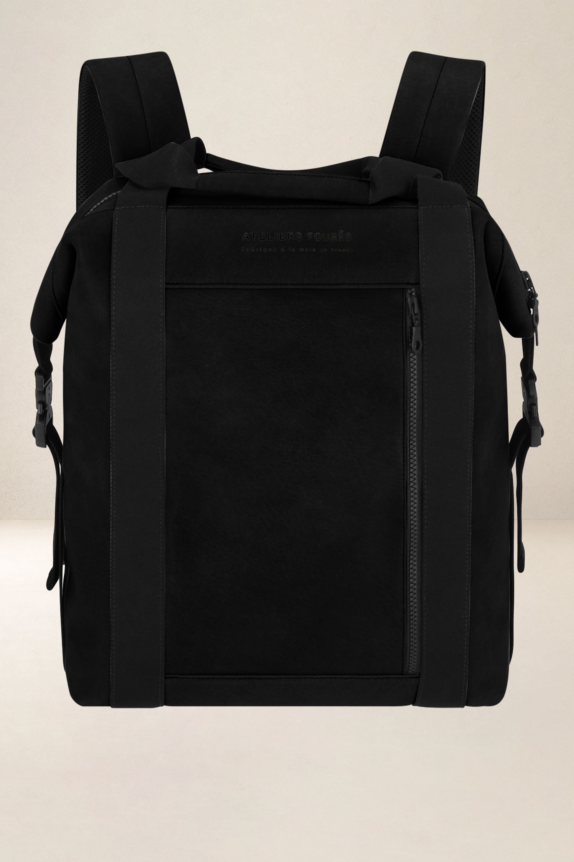les-ateliers-four-s-socrate-sac-dos-cuir-kaki-37-cm image 8