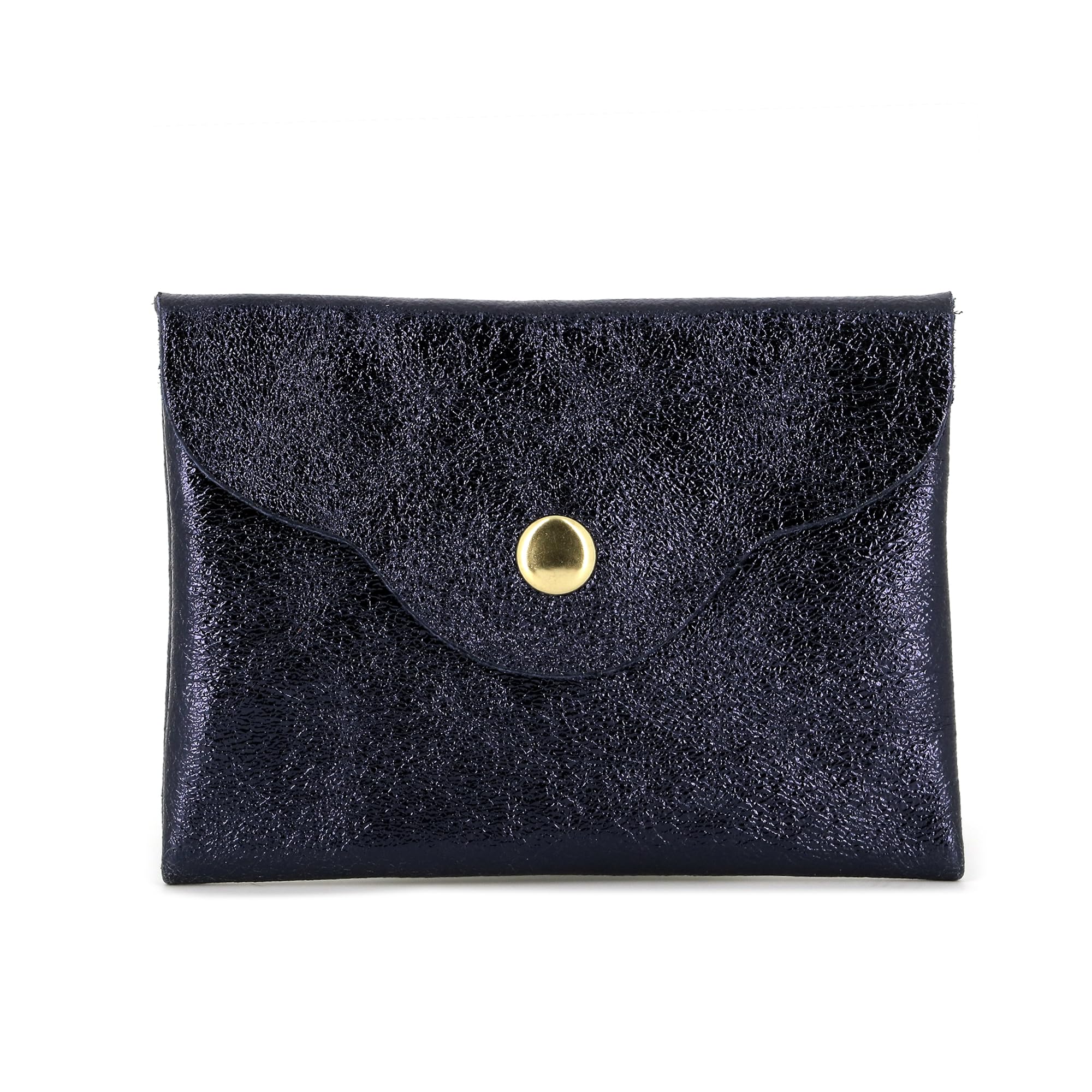 double-tree-porte-monnaie-cuir-bleu-marine-portefeuille-fin-magn-tique image 5