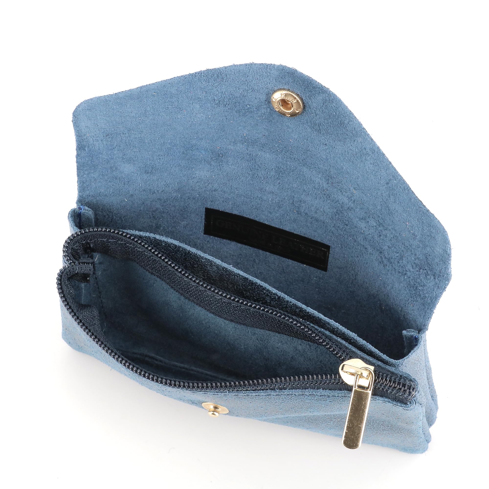 double-tree-porte-monnaie-cuir-bleu-marine-grain-mi-long image 5