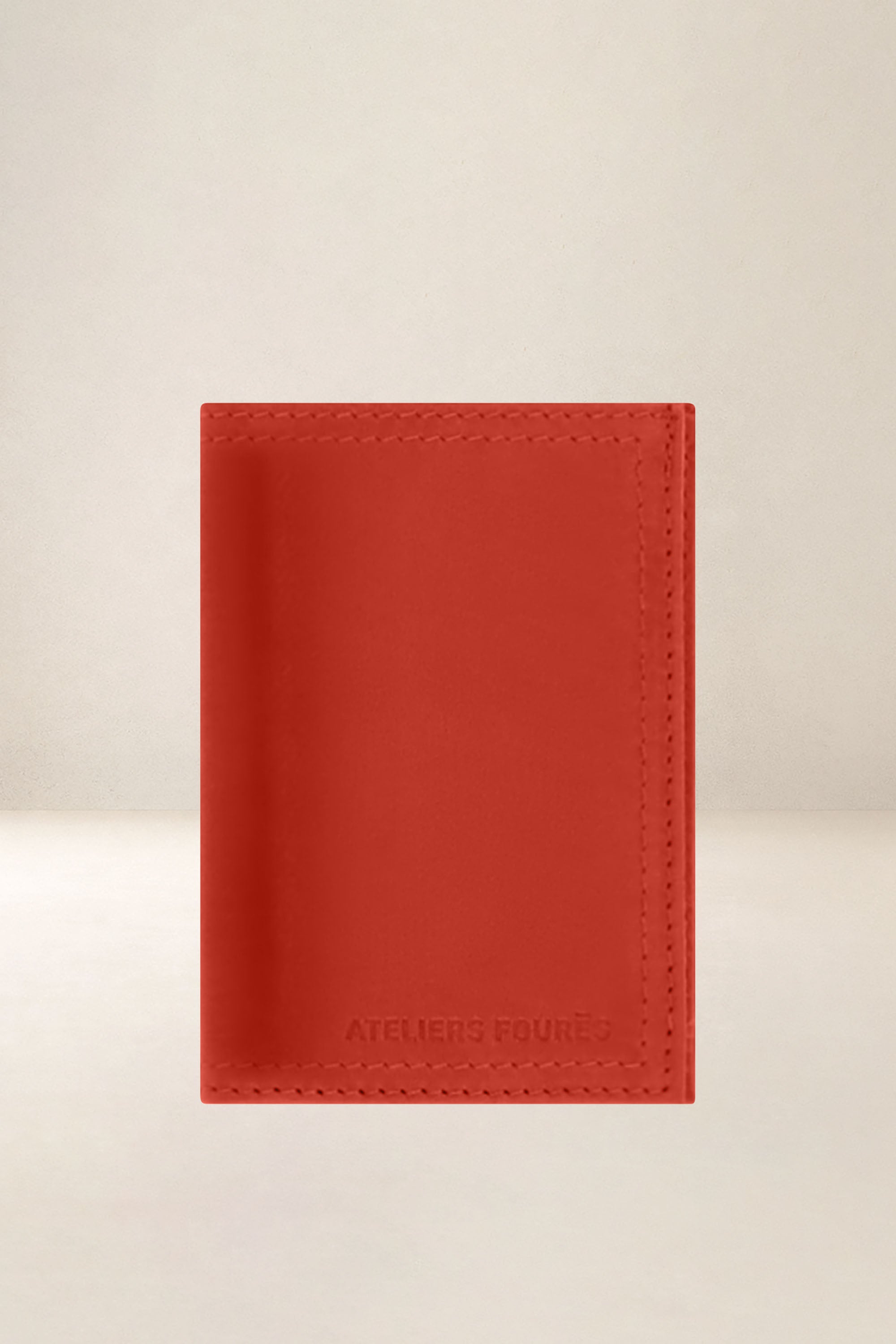 les-ateliers-four-s-platon-portefeuille-compact-cuir-caf image 7
