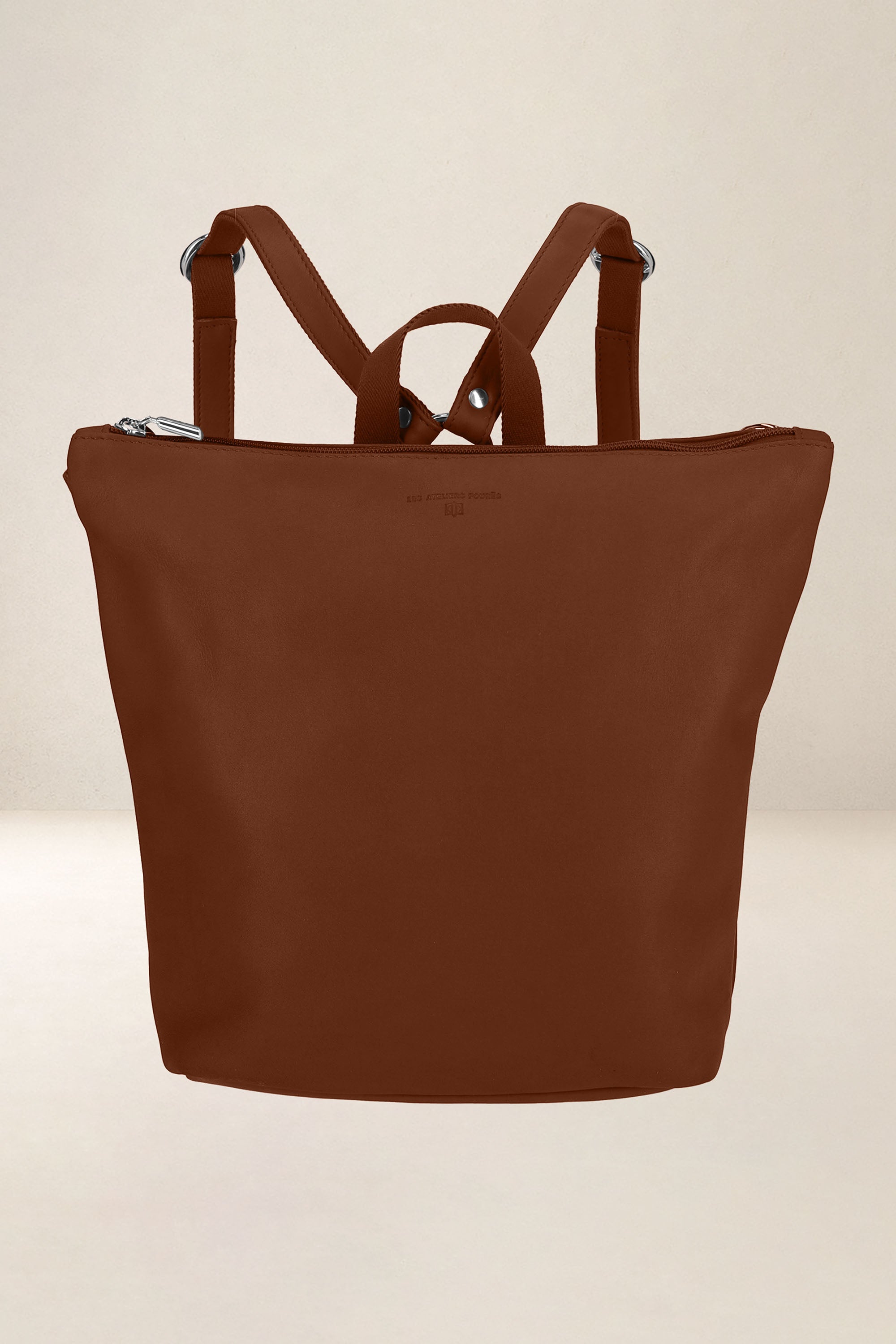 les-ateliers-four-s-psych-sac-dos-cuir-fauve image 6