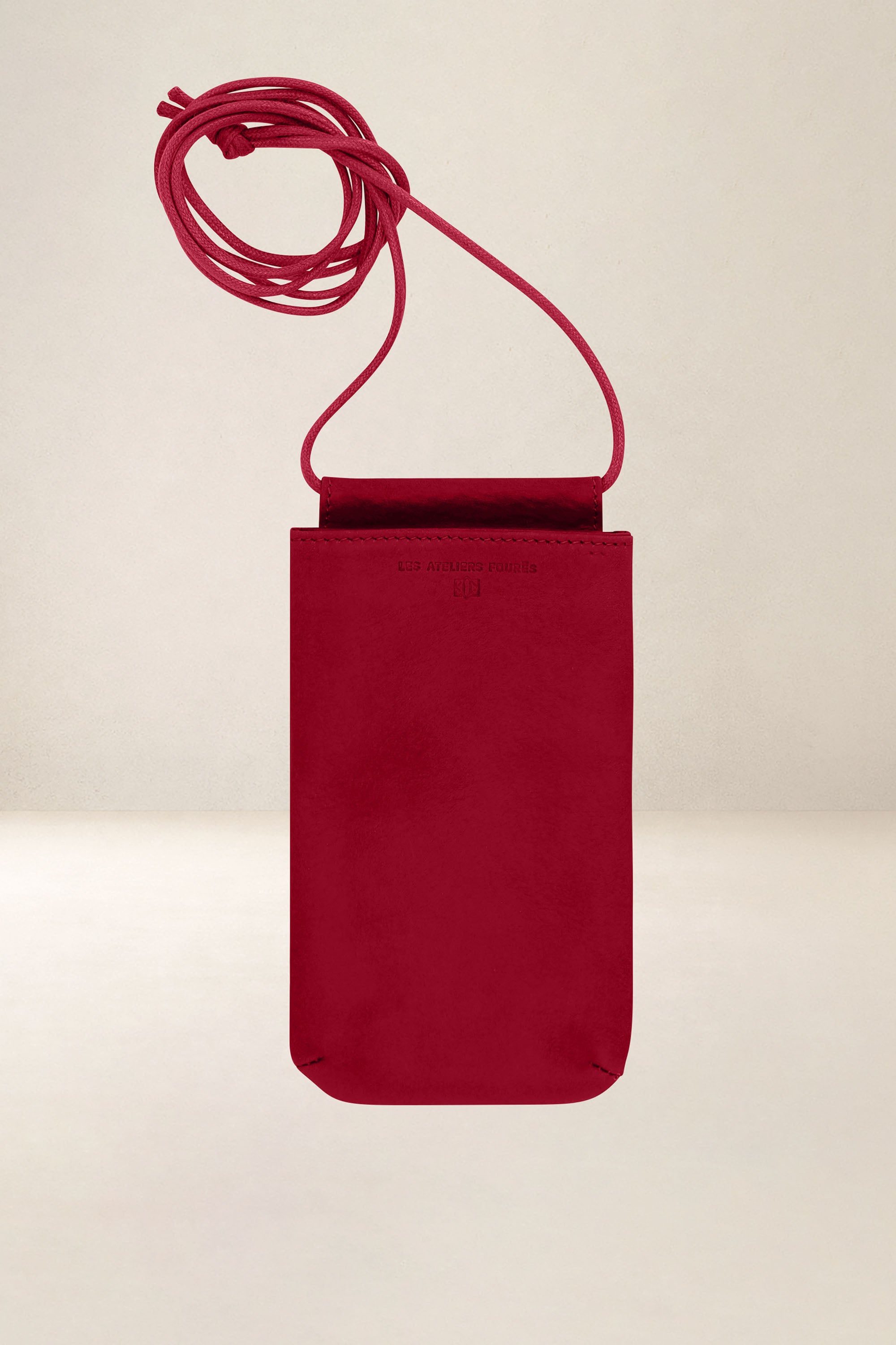 les-ateliers-four-s-circ-porte-t-l-phone-cuir-orange-confite image 7