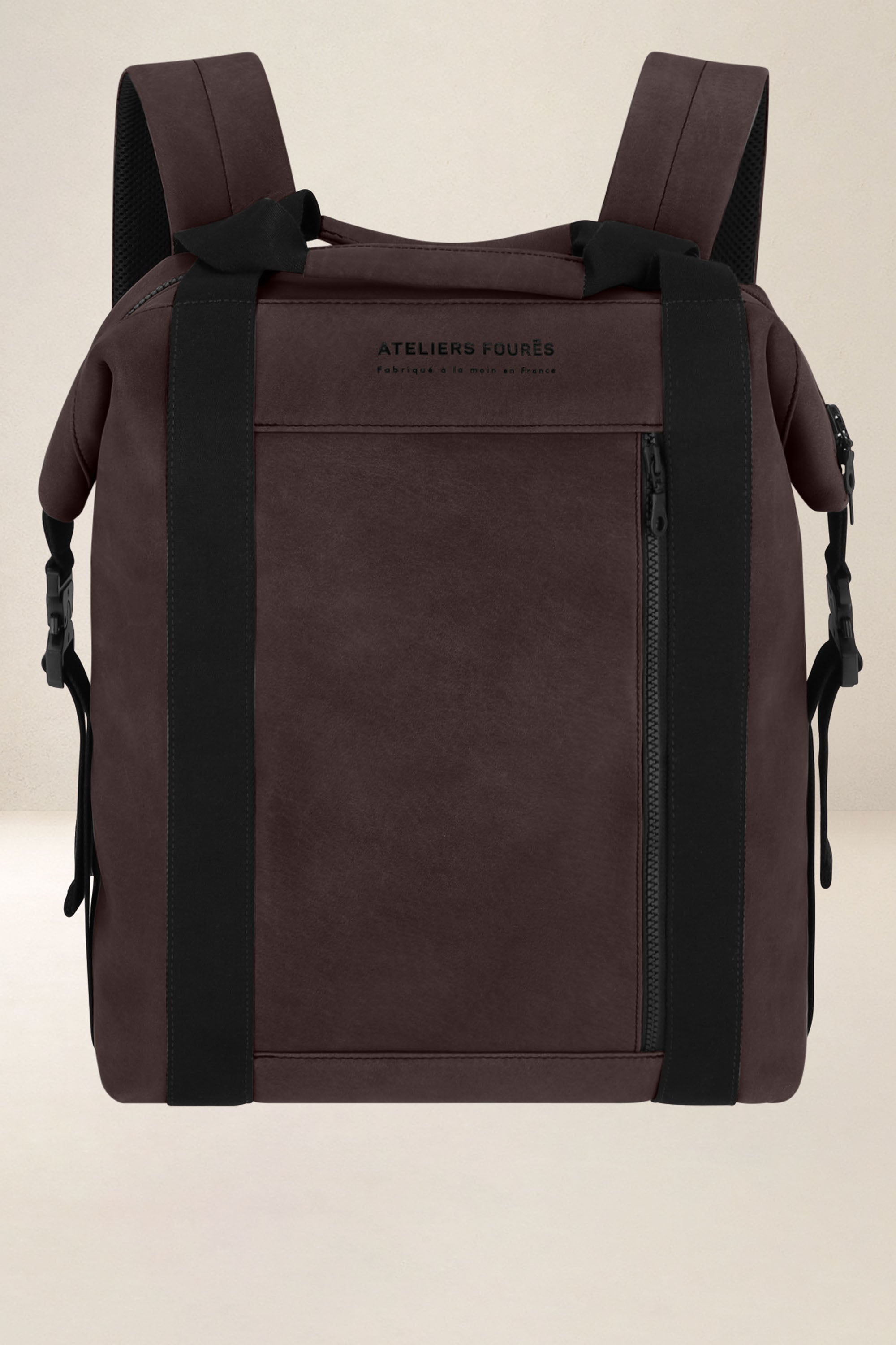 les-ateliers-four-s-socrate-sac-dos-cuir-kaki-37-cm image 5