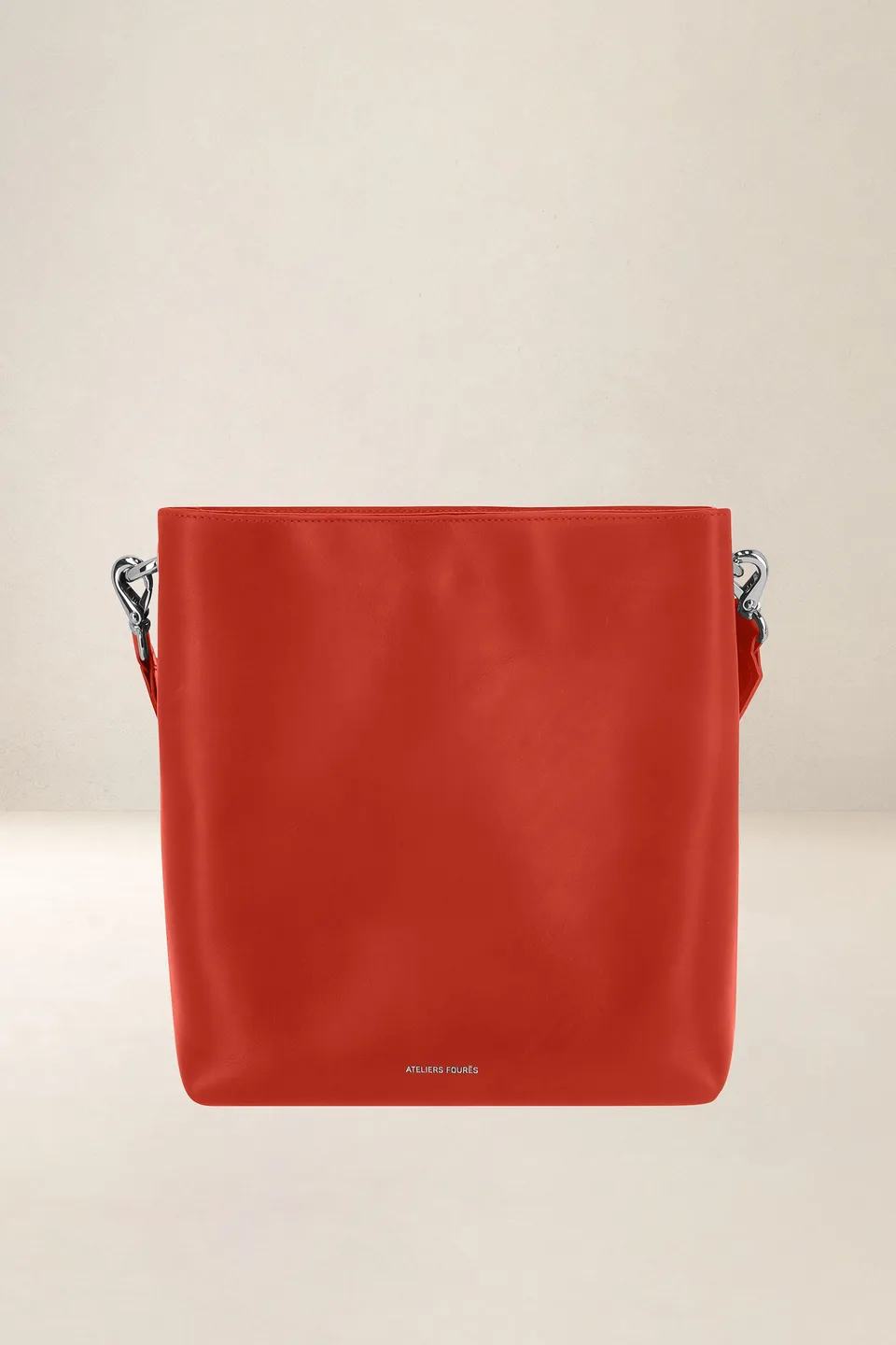 les-ateliers-four-s-alceste-sac-seau-cuir-caf-grand image 1