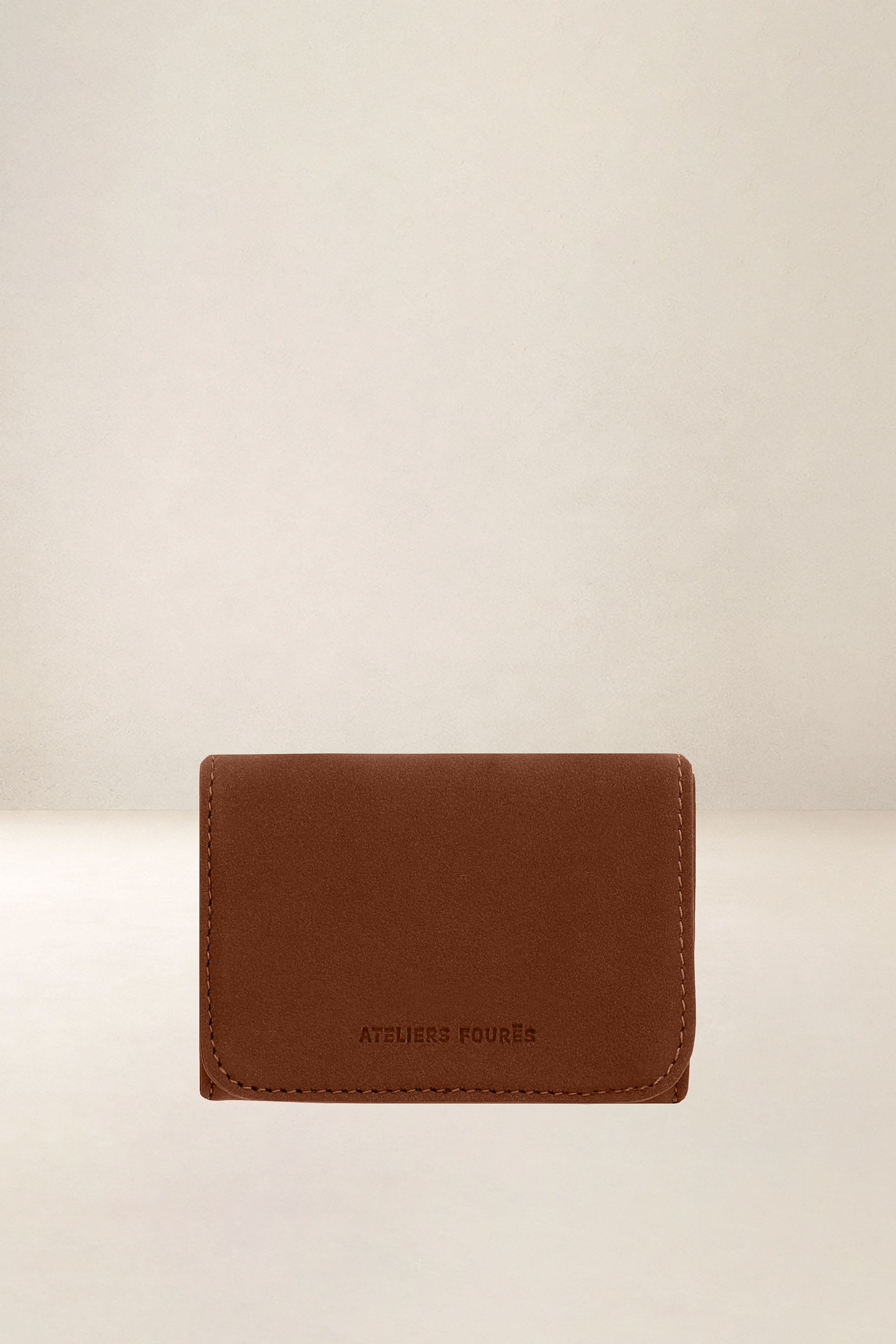 les-ateliers-four-s-erato-porte-monnaie-orange-confite-compact image 1