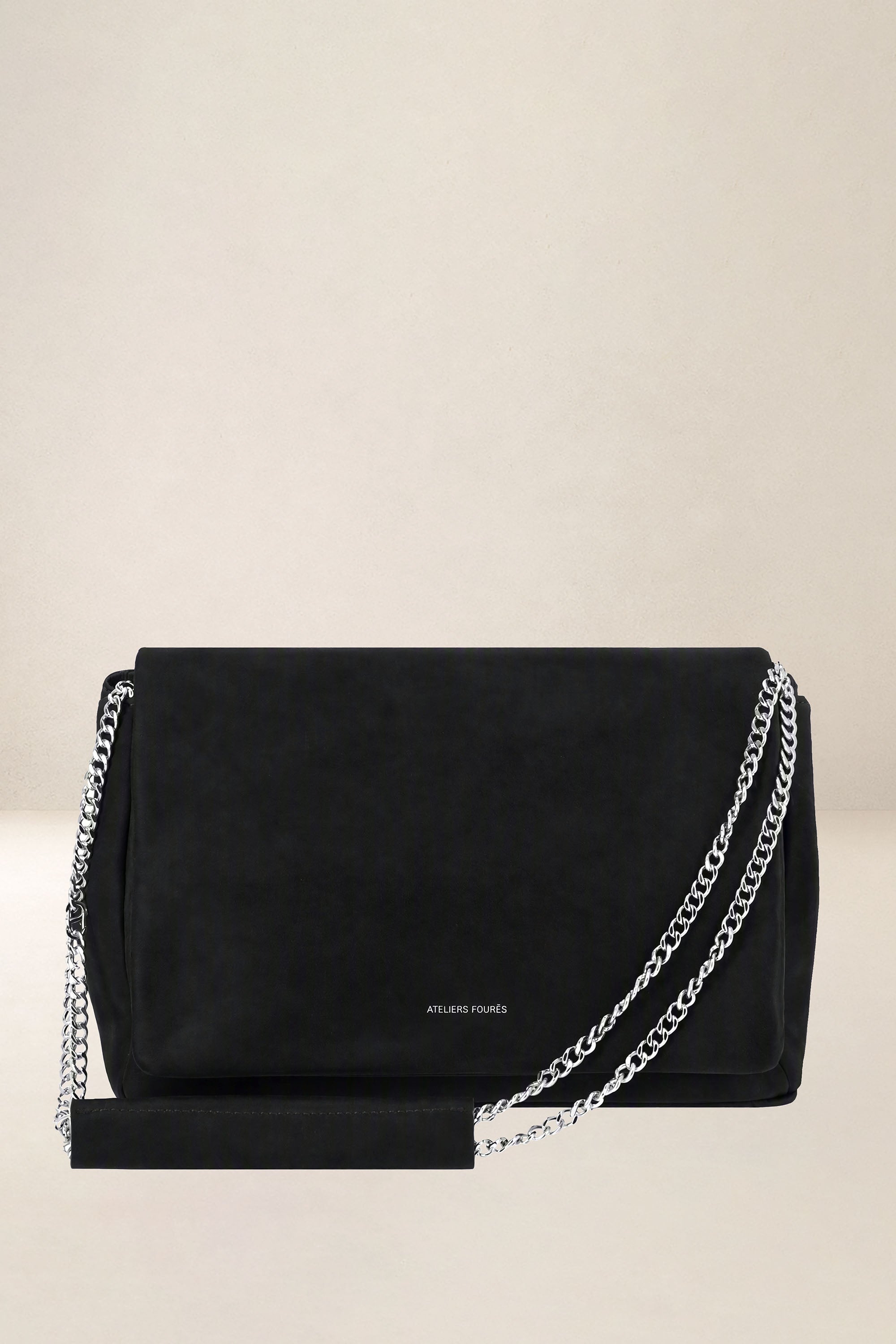 les-ateliers-four-s-thalassa-sac-main-cuir-kaki-grand-format image 3