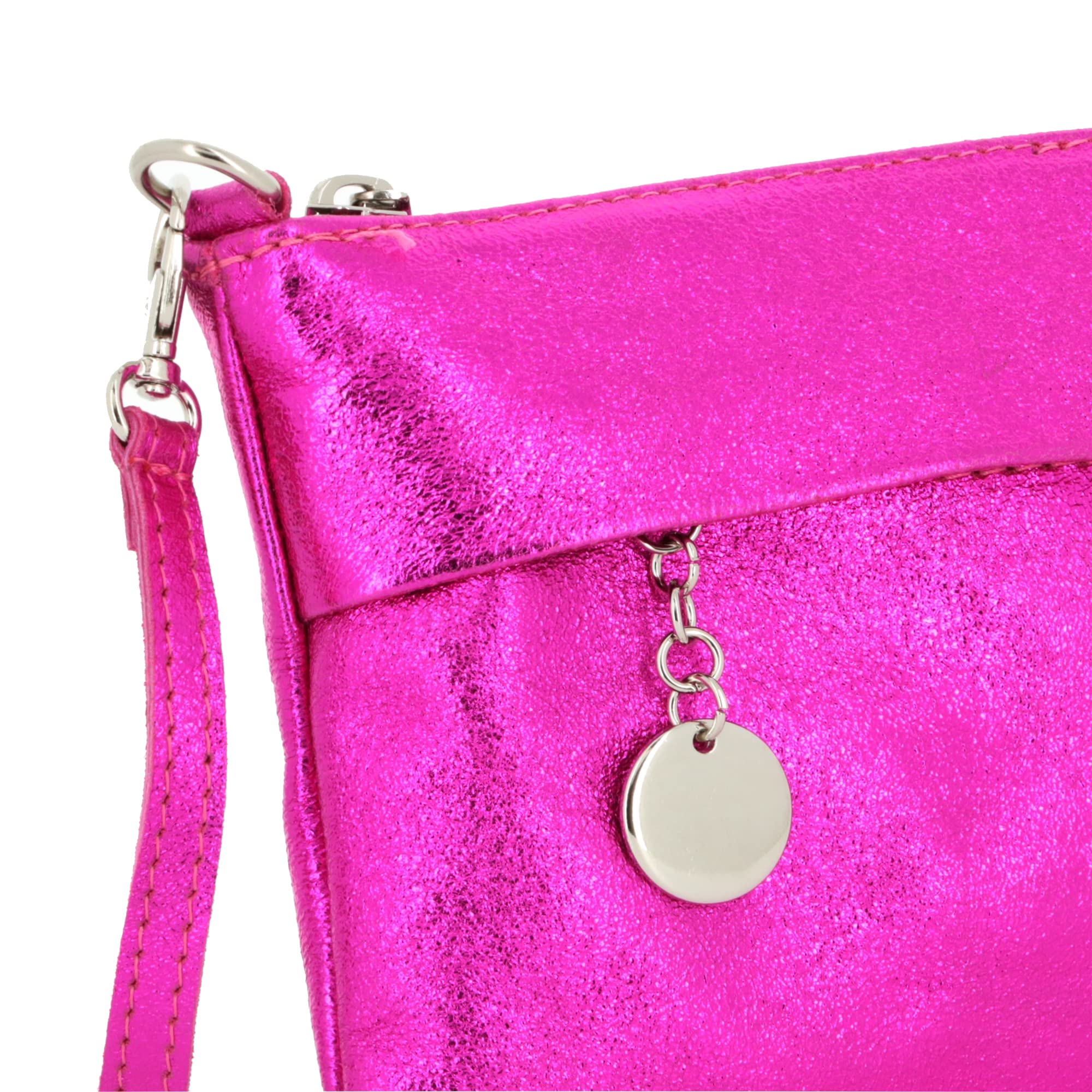 double-tree-petit-sac-bandouli-re-cuir-iris-fuchsia-soir-e image 4