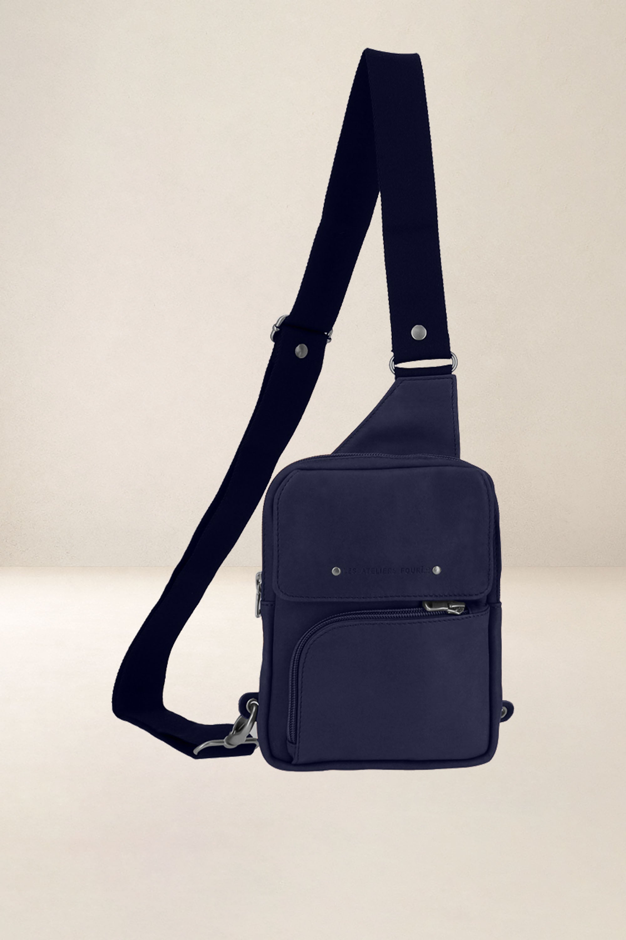 les-ateliers-four-s-pallas-sac-banane-fauve-holster-cuir image 1