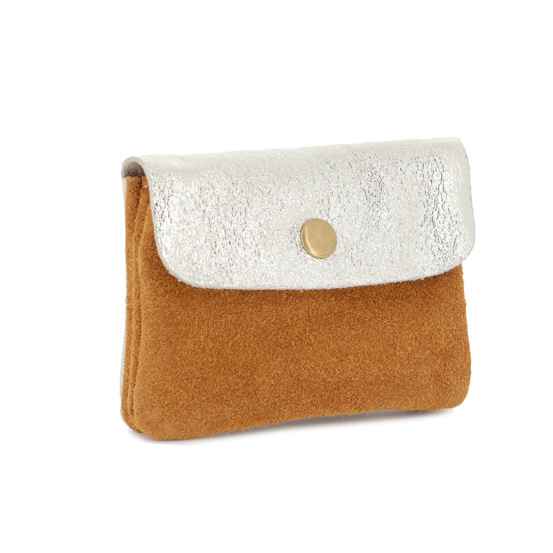 double-tree-porte-monnaie-cuir-camel-petit-portefeuille-femme-iris image 2