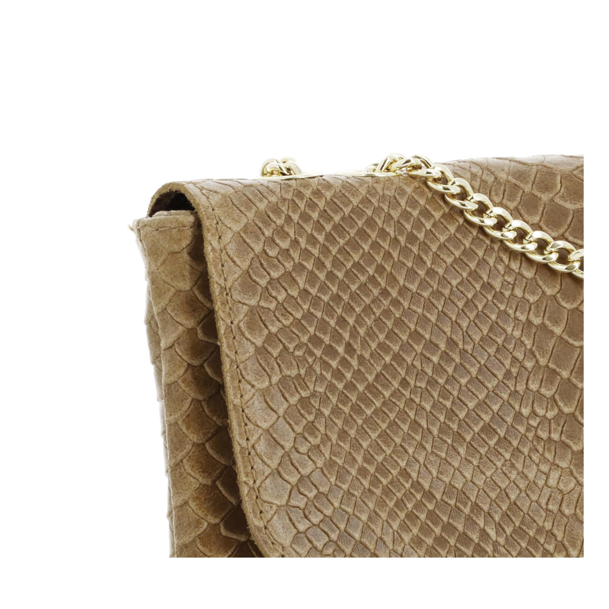 double-tree-sac-bandouli-re-taupe-pochette-cuir-serpent-abeille image 8