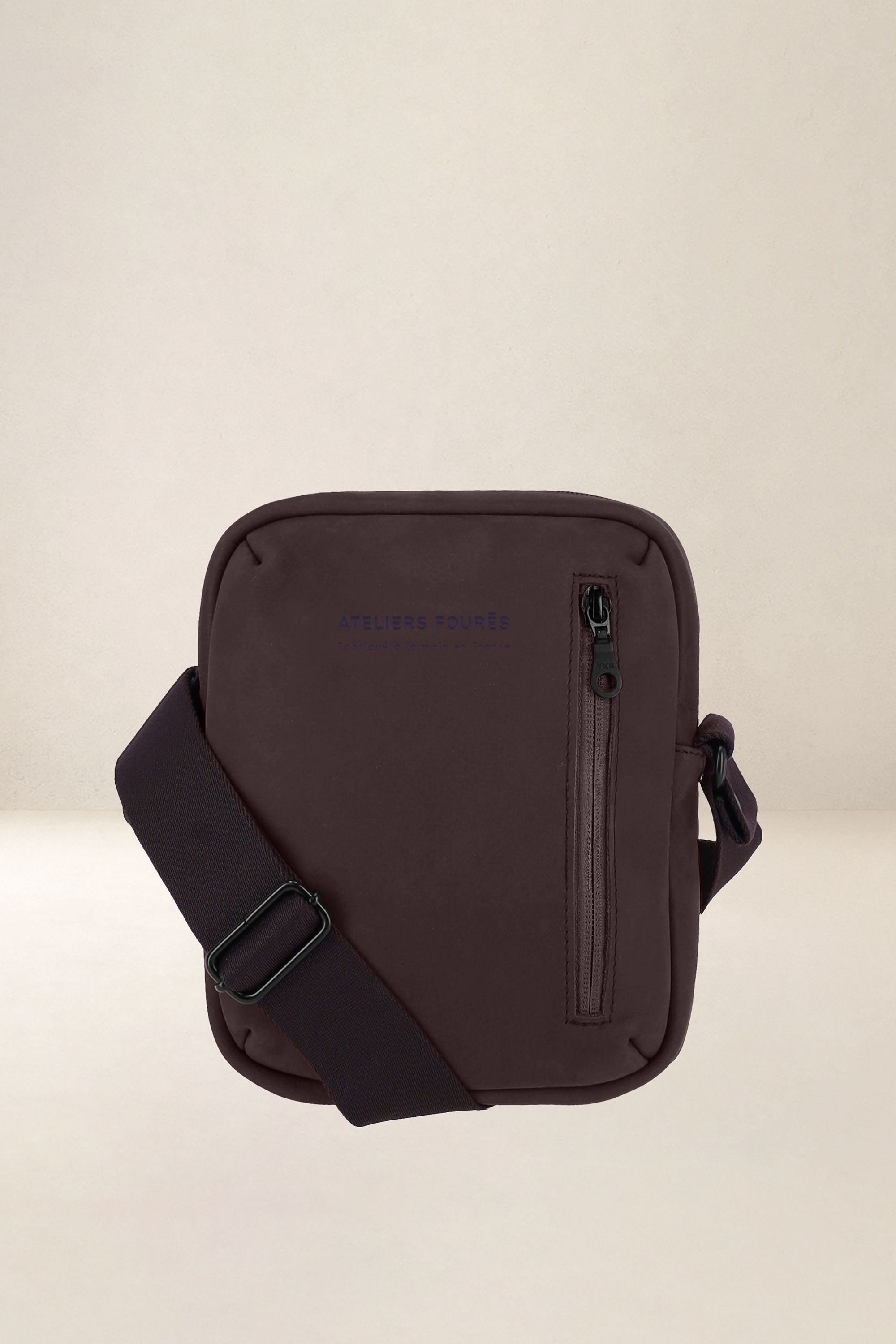 les-ateliers-four-s-euclide-pochette-cuir-marine-toile image 7