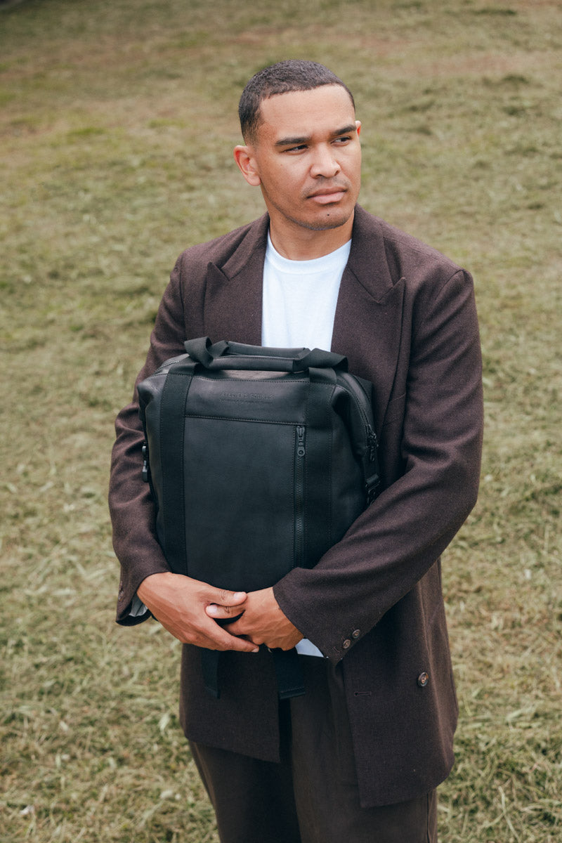 les-ateliers-four-s-socrate-sac-dos-cuir-kaki-37-cm image 6