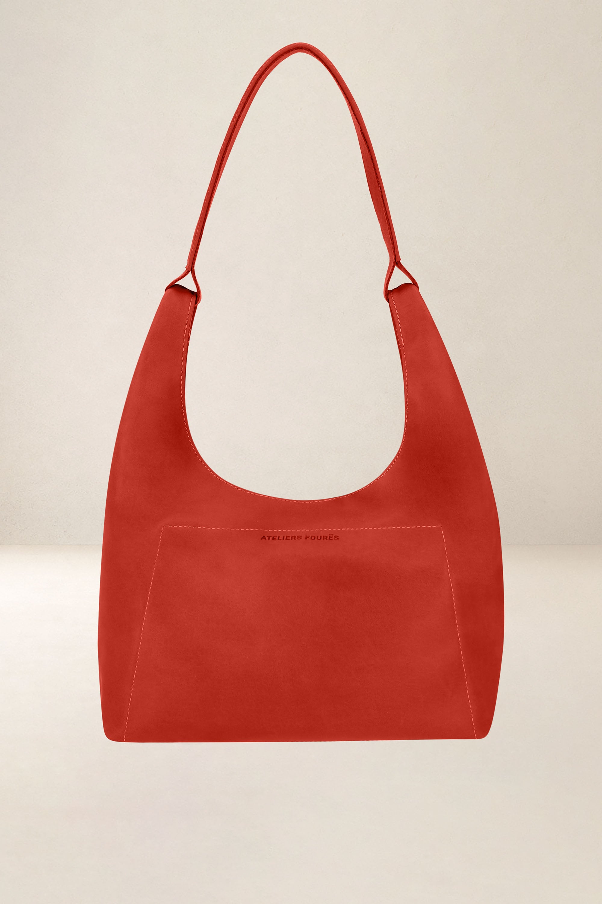 les-ateliers-four-s-amazone-cabas-cuir-orange-confite image 4