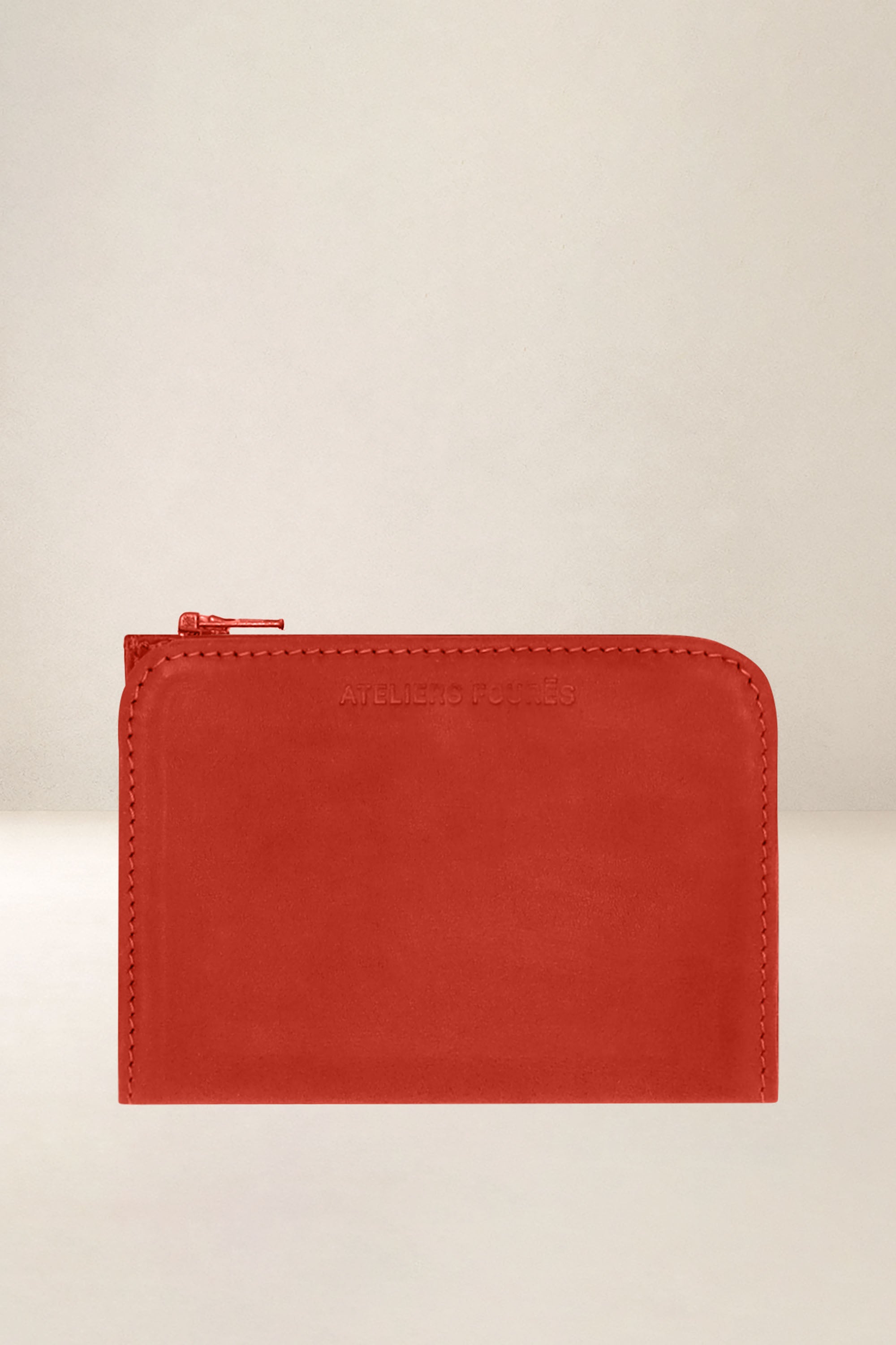 les-ateliers-four-s-n-m-sis-portefeuille-cuir-orange-confite image 1