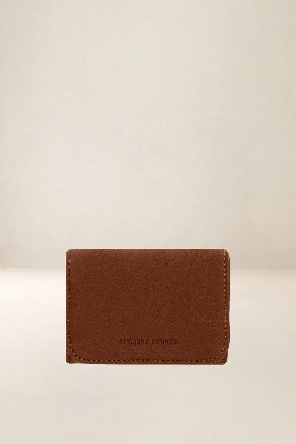 les-ateliers-four-s-erato-porte-monnaie-orange-confite-compact image 1