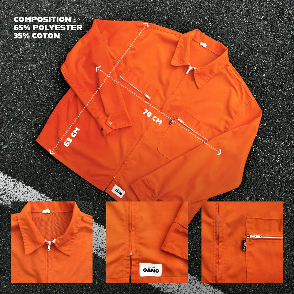 maison-gang-vestes-de-travail-orange-gr-ce-soleil-veste-tu image 1