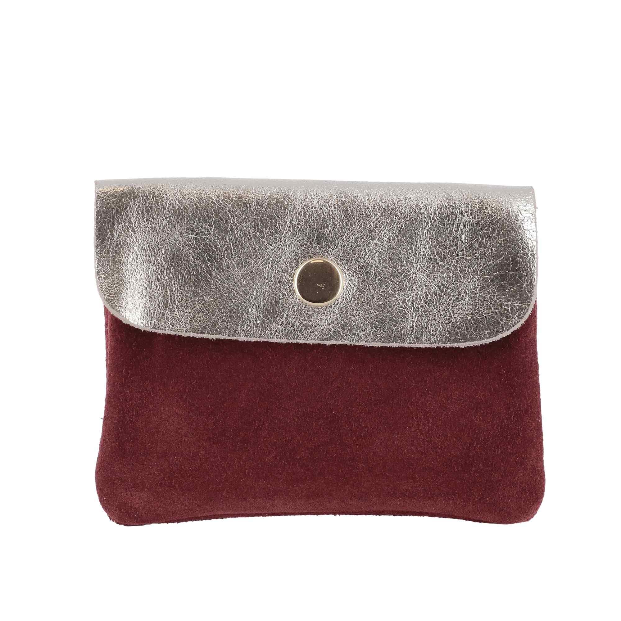 double-tree-porte-monnaie-cuir-camel-petit-portefeuille-femme-iris image 8