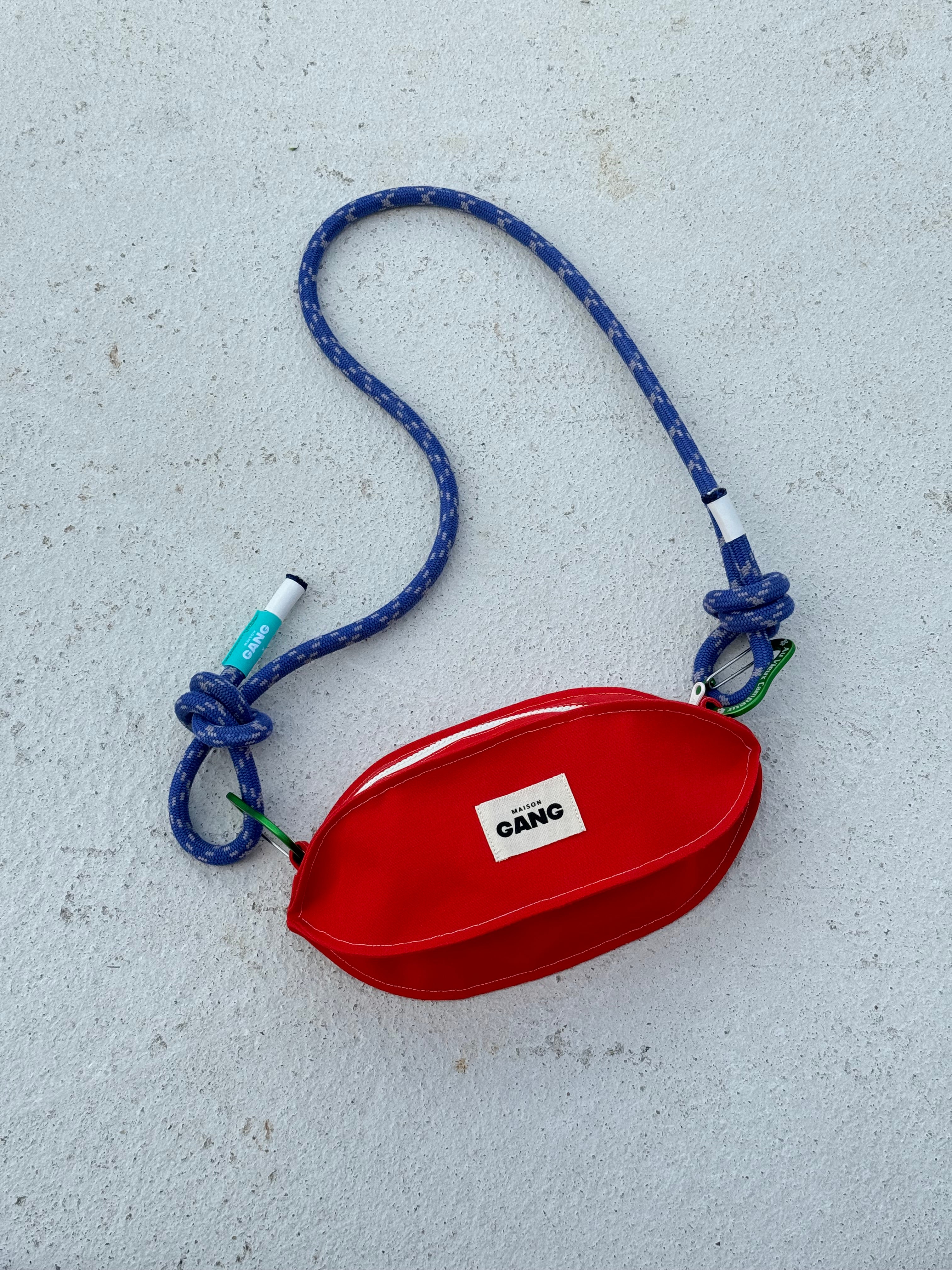 maison-gang-sac-ballon-carlotta-rouge-sangle-rouge image 2