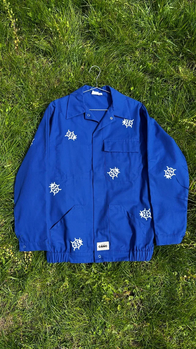 maison-gang-coccinelle-veste-de-travail-bleue-taille-1 image 1