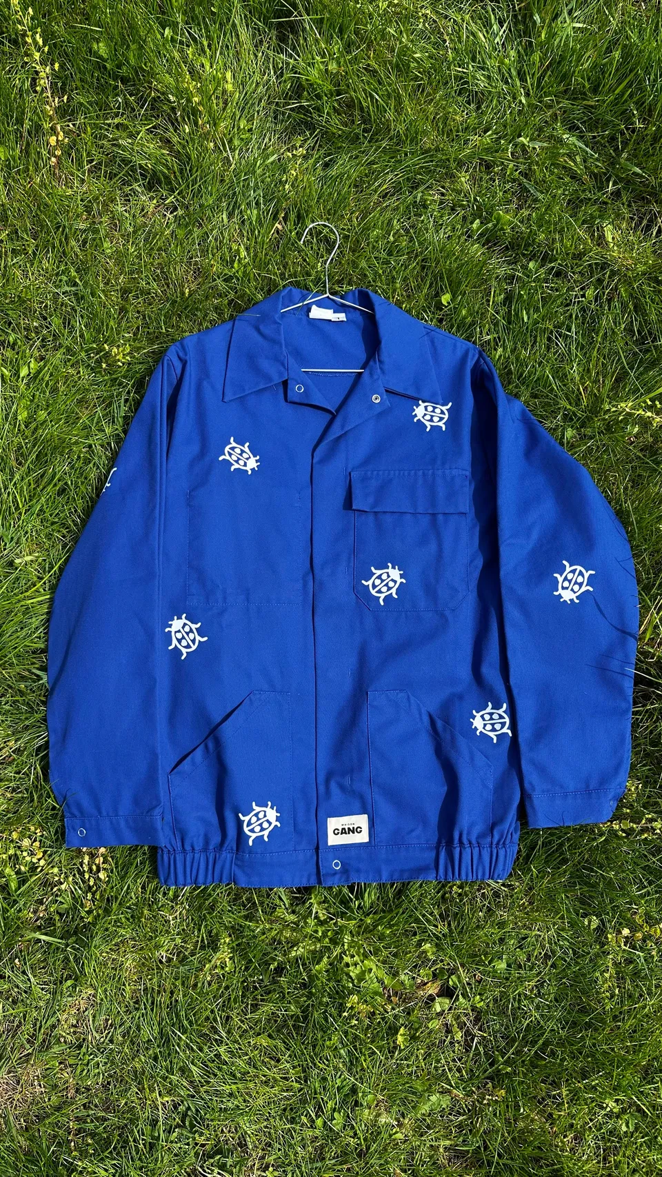 maison-gang-coccinelle-veste-de-travail-bleue-taille-1 image 1