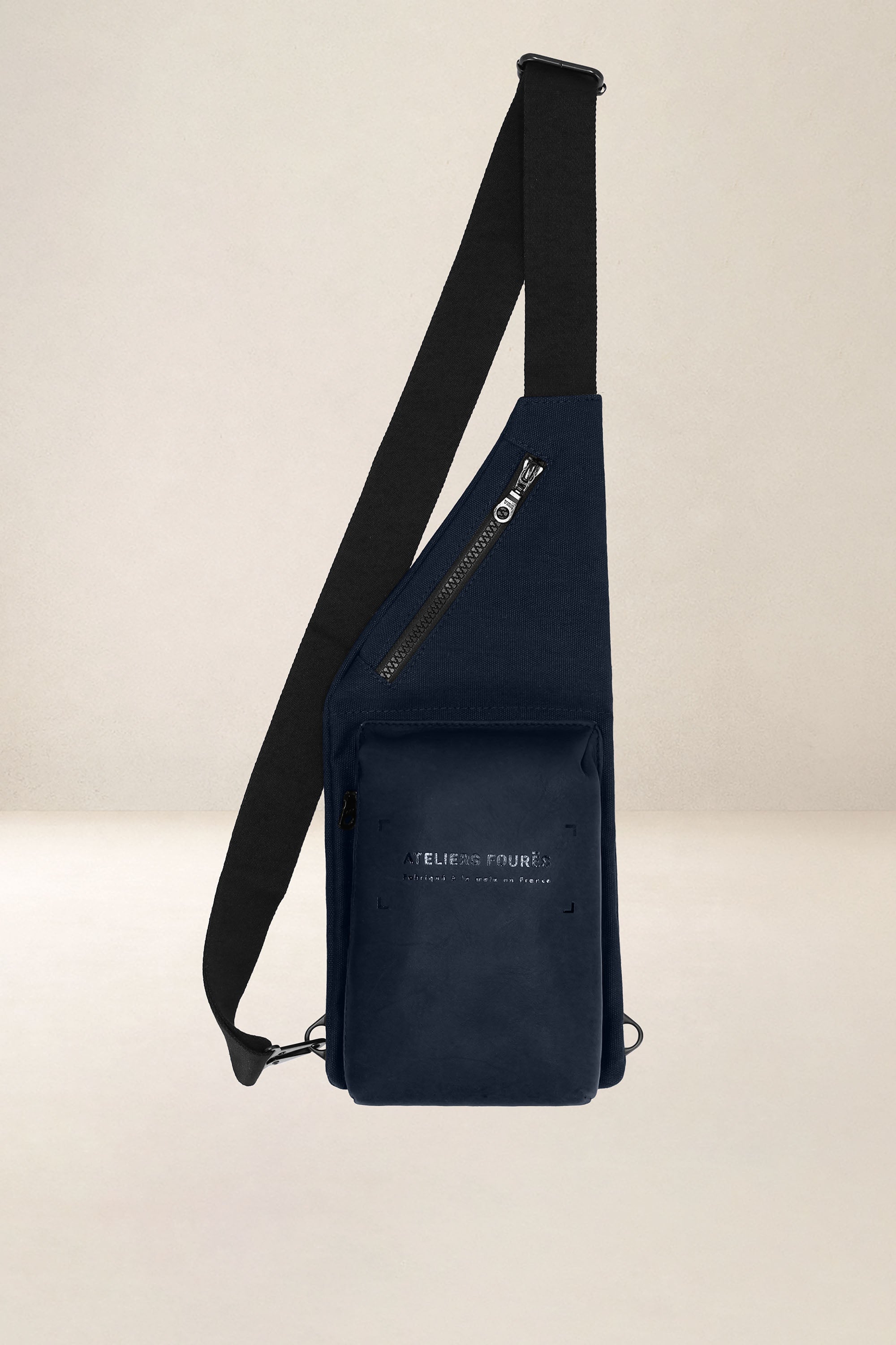 les-ateliers-four-s-aristote-holster-homme-kaki-toile-cuir image 7