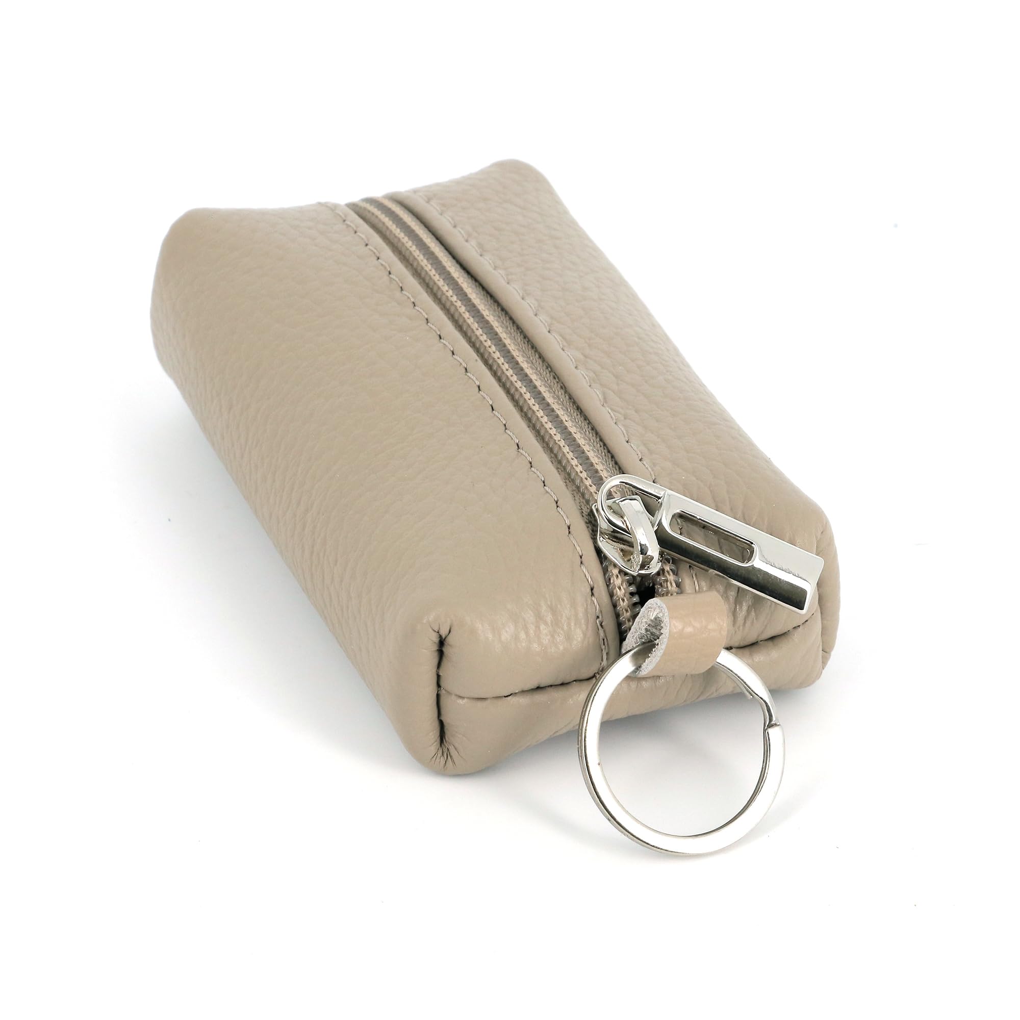 double-tree-porte-monnaie-cuir-grain-noir-porte-cl-s-zip image 6