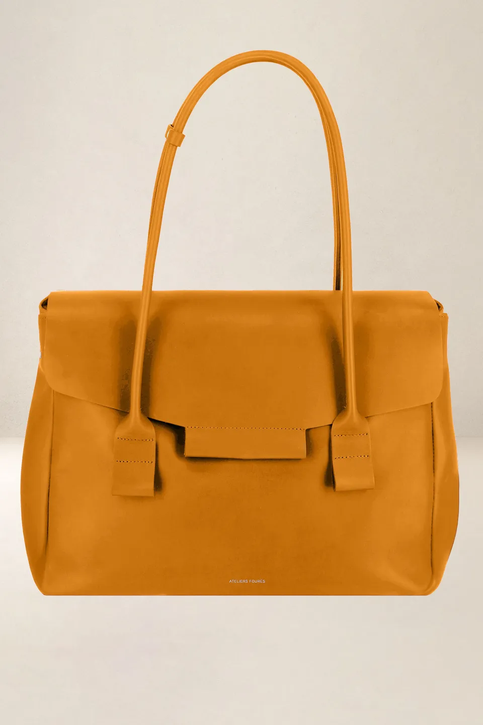 les-ateliers-four-s-dic-sac-business-fauve-ordinateur-cuir image 1