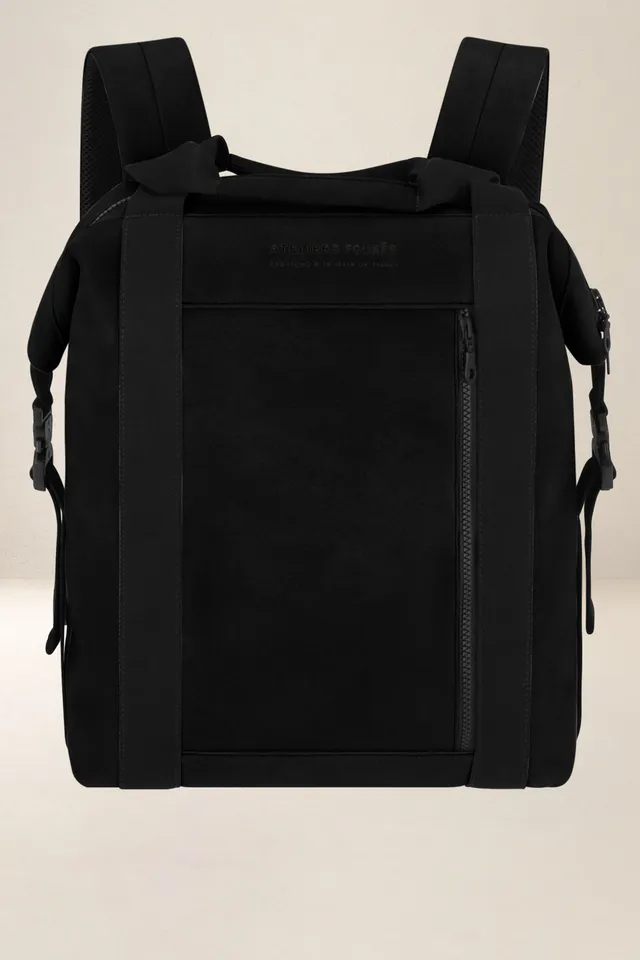 les-ateliers-four-s-socrate-sac-dos-cuir-kaki-37-cm image 1