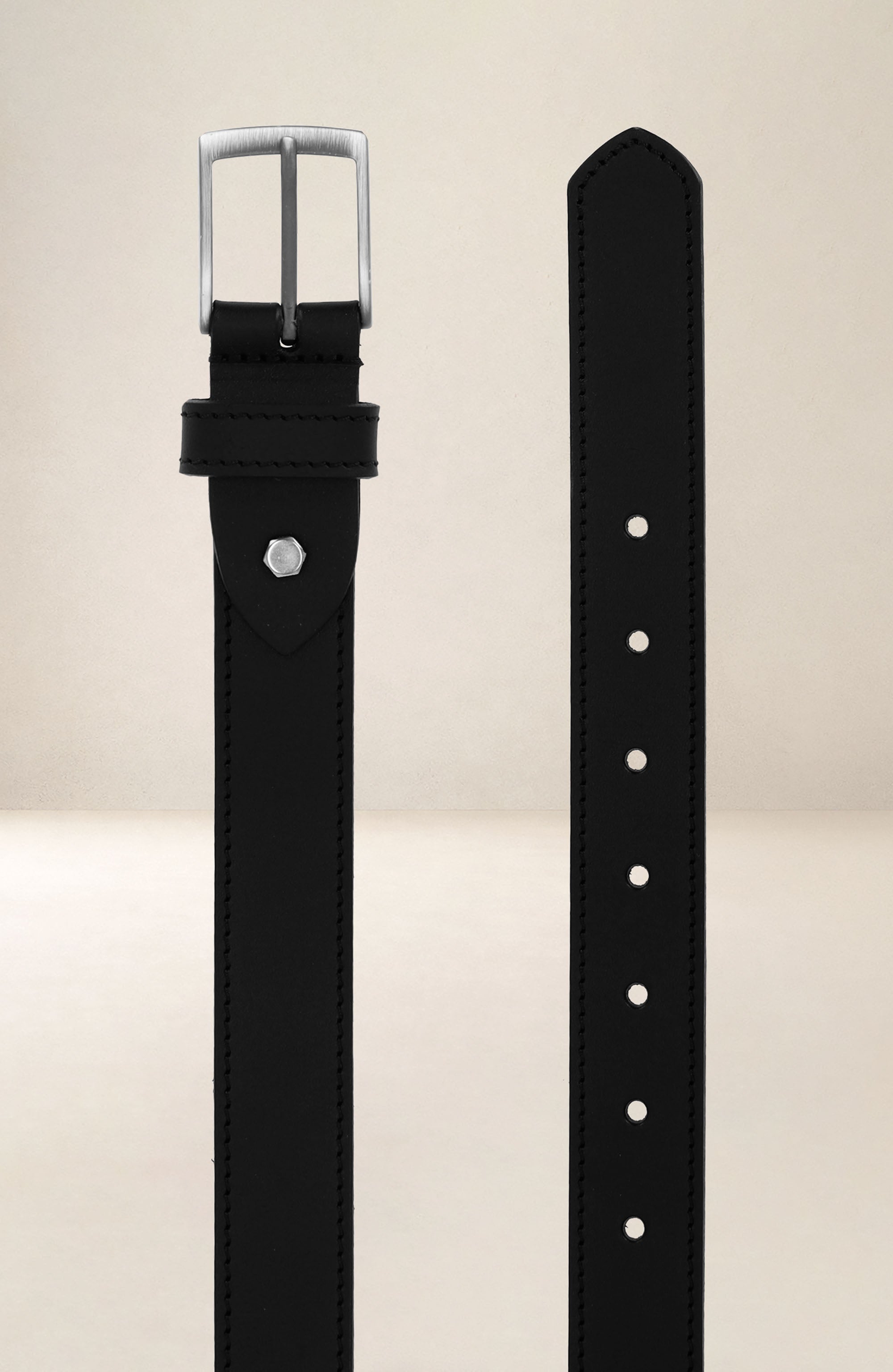 les-ateliers-four-s-basilic-ceinture-homme-noir-110-cm image 2