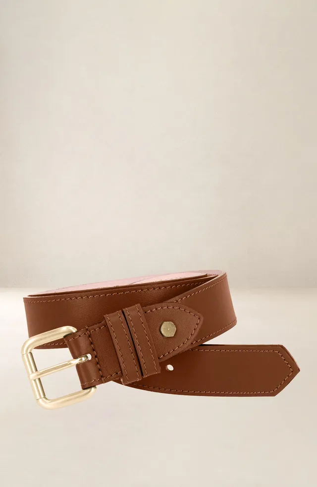 les-ateliers-four-s-dahlia-ceinture-femme-cuir-lion-boucle-dor-e image 1