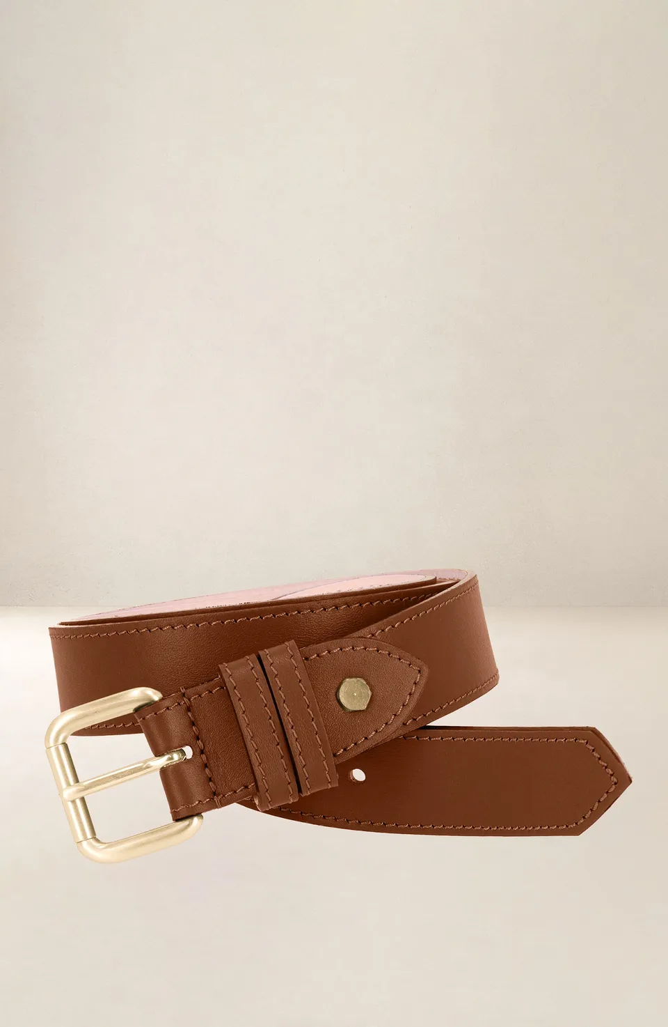 les-ateliers-four-s-dahlia-ceinture-femme-cuir-lion-boucle-dor-e image 1