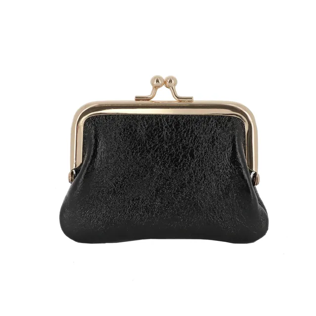 double-tree-petit-porte-monnaie-cuir-iris-femme-noir image 1