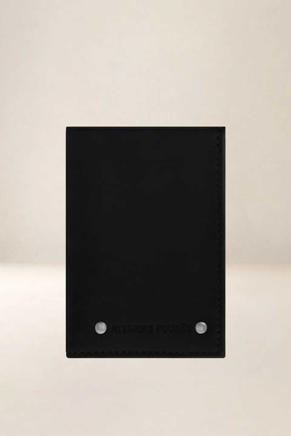 les-ateliers-four-s-pollux-portefeuille-compact-rfid-fauve image 1