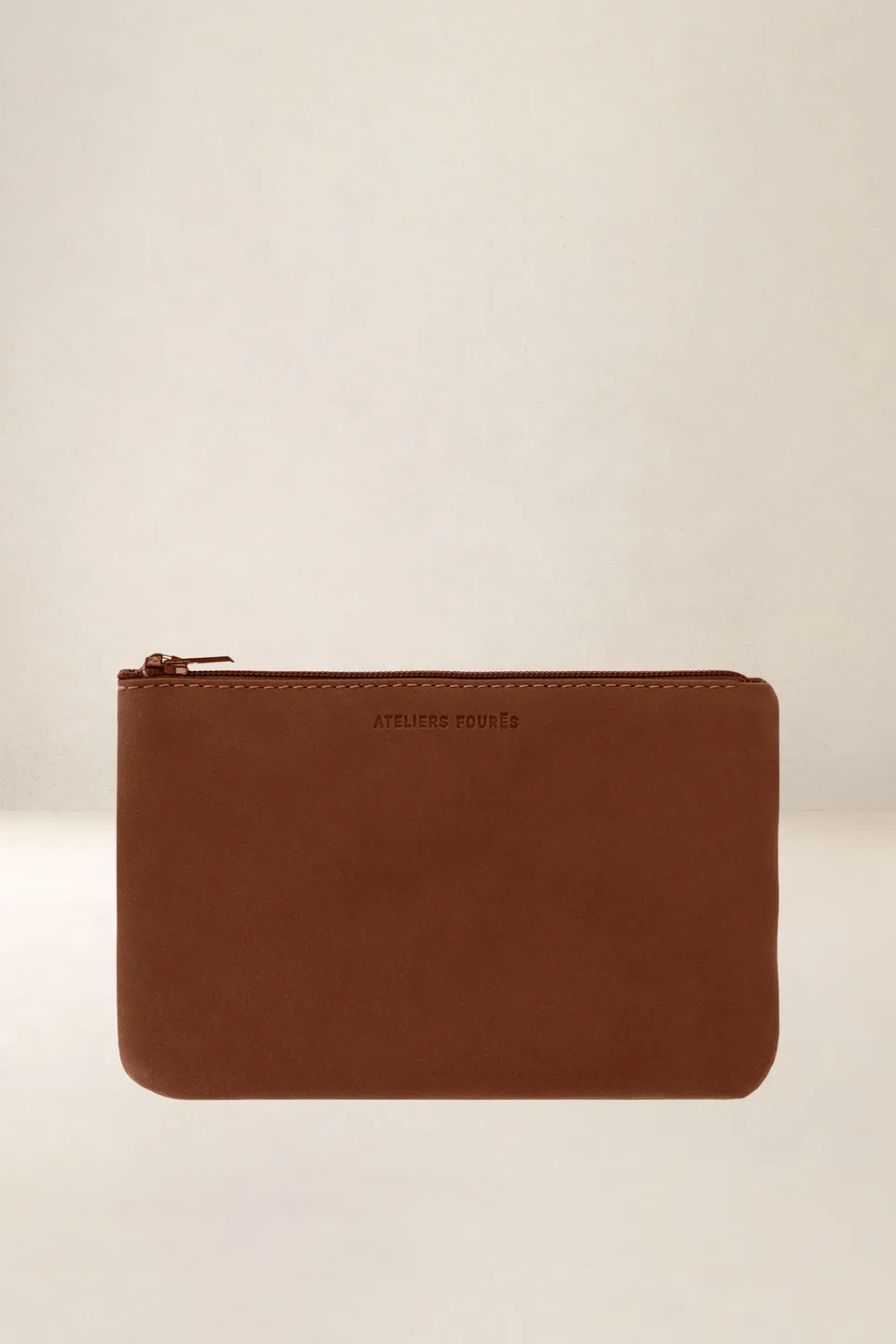 les-ateliers-four-s-cassiop-e-m-dium-pochette-cuir-kaki image 1