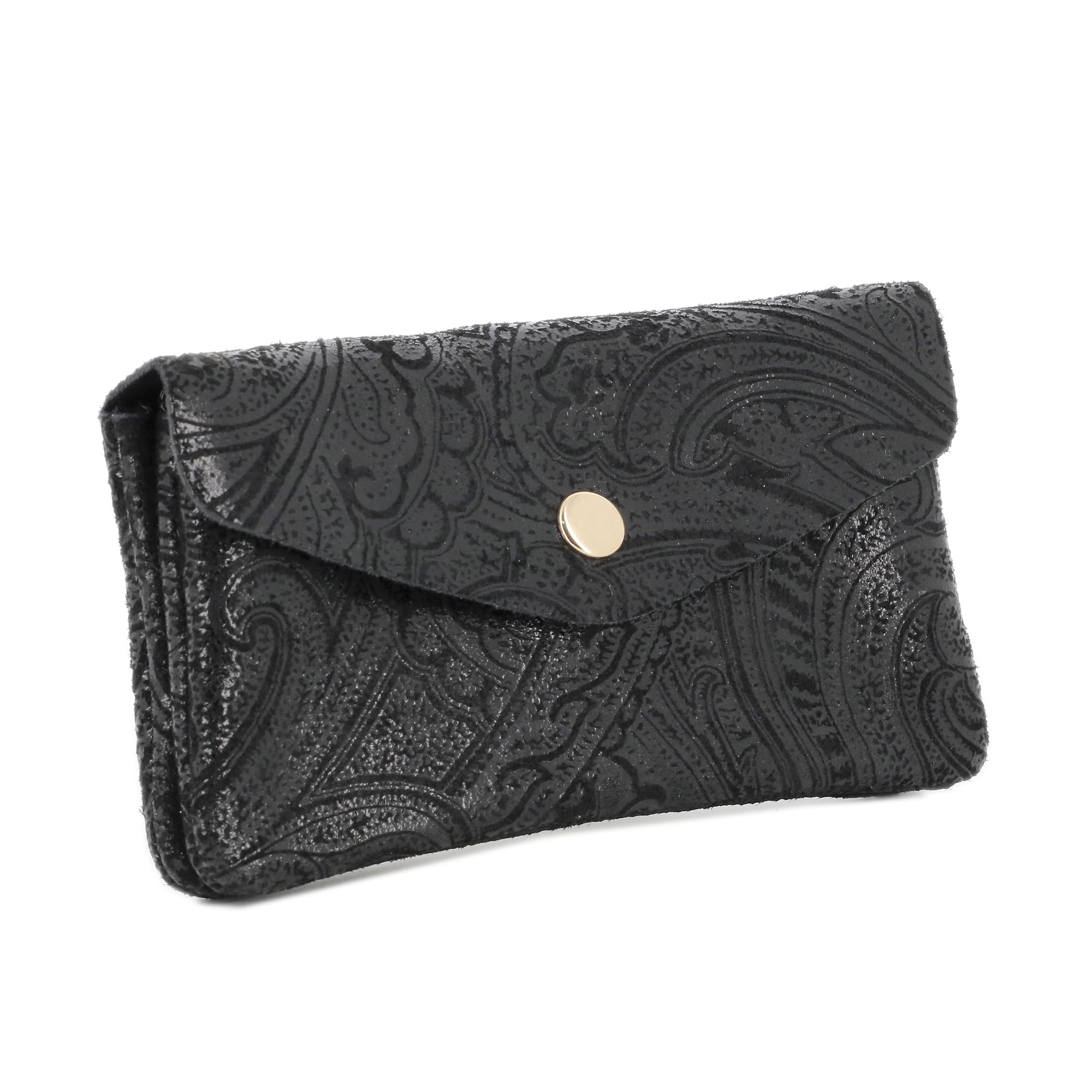 double-tree-porte-monnaie-cuir-su-de-noir-baroque-femme image 2
