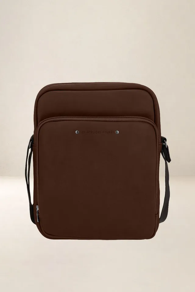 les-ateliers-four-s-p-lops-sacoche-cuir-fauve-grand-volume image 1