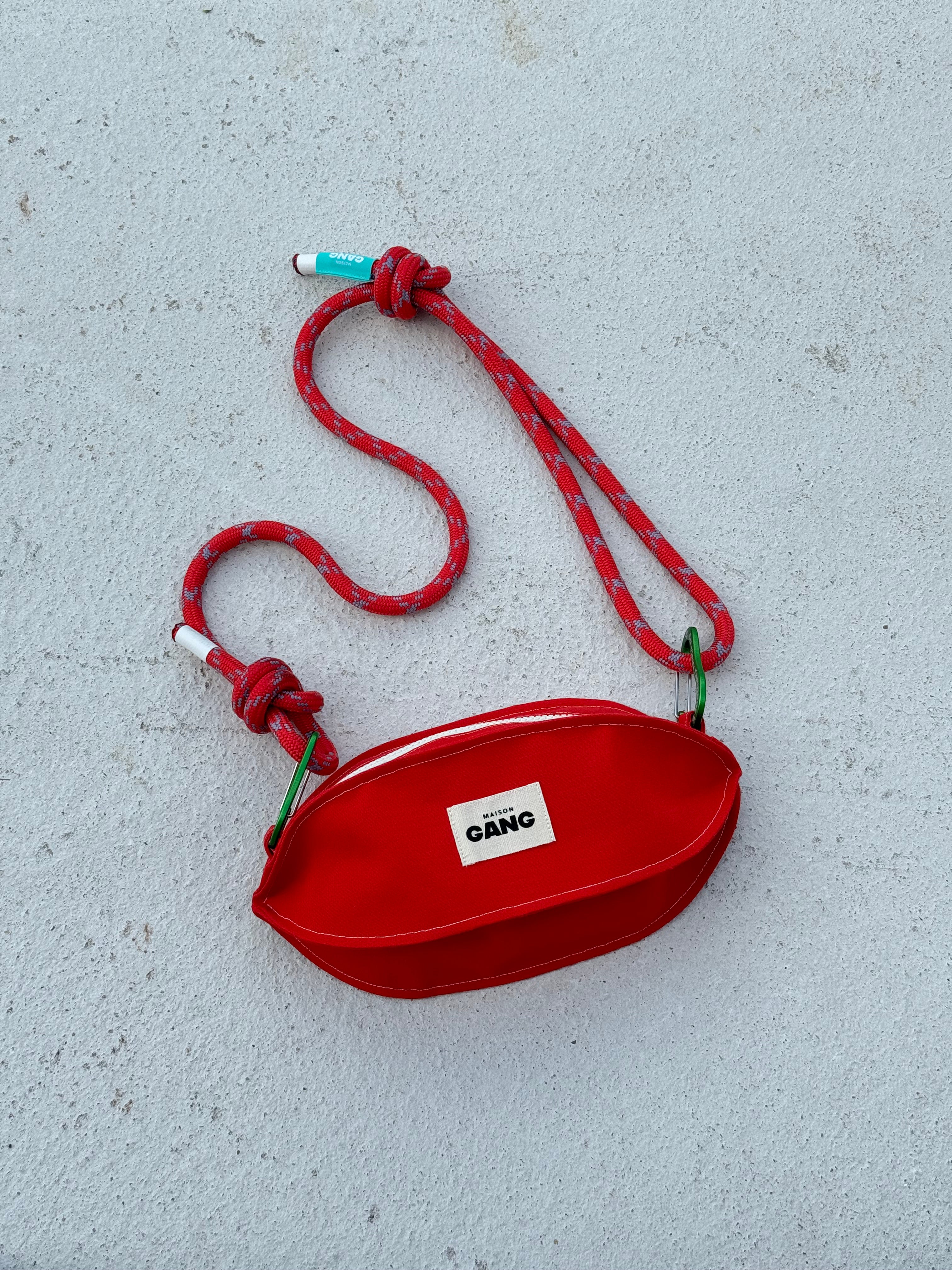 maison-gang-sac-ballon-carlotta-rouge-sangle-rouge image 1