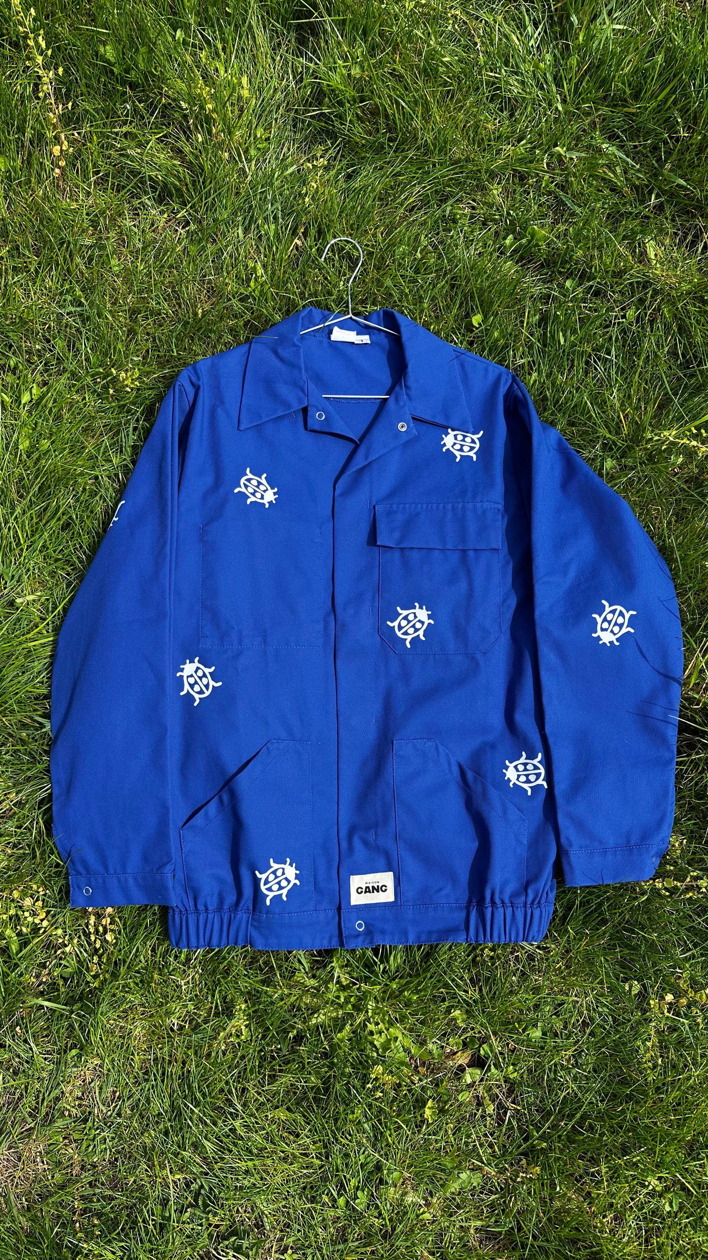 maison-gang-coccinelle-veste-de-travail-bleue-taille-1 image 1