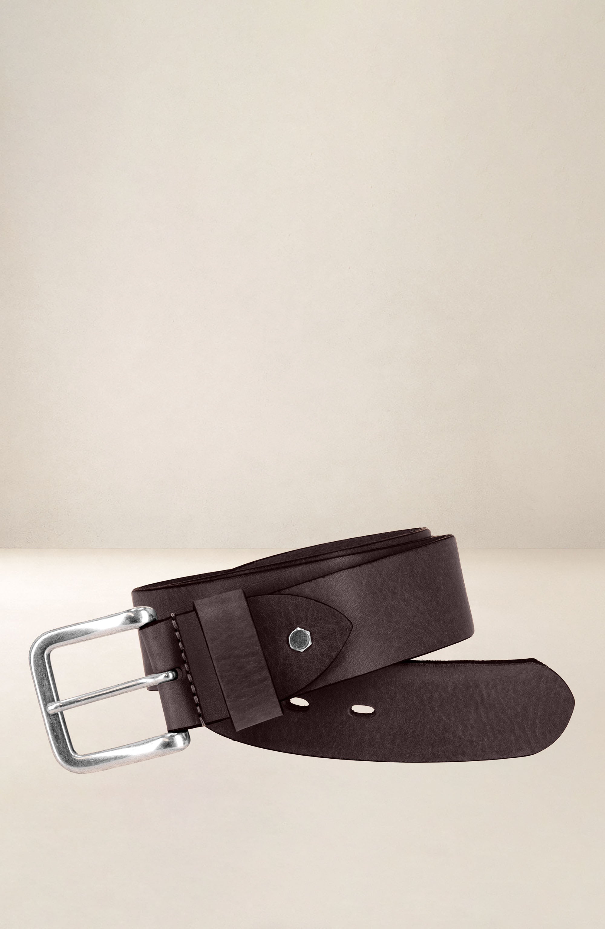 les-ateliers-four-s-eb-ne-ceinture-cuir-noir-grain image 2