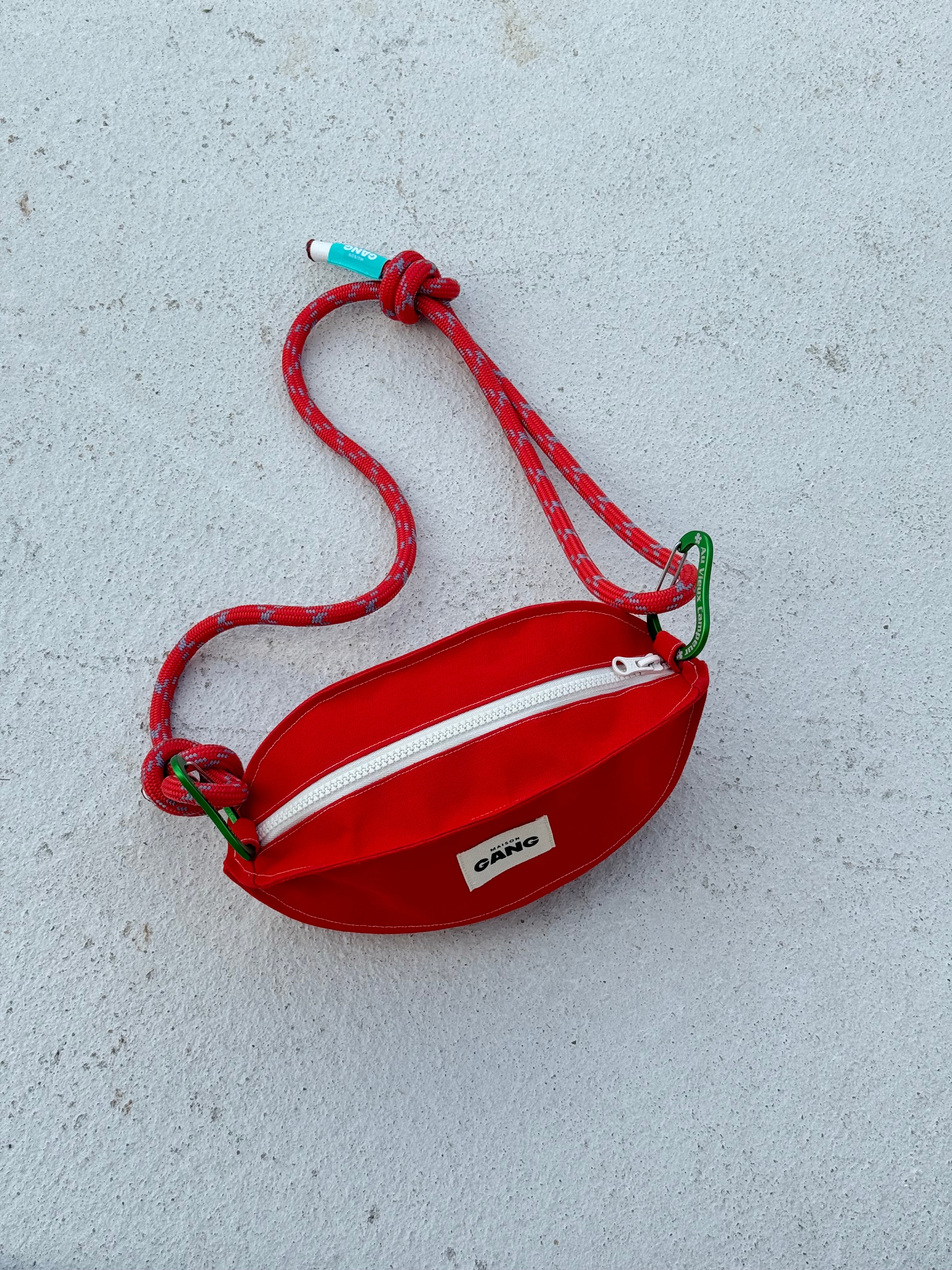 maison-gang-sac-ballon-carlotta-rouge-sangle-rouge image 3