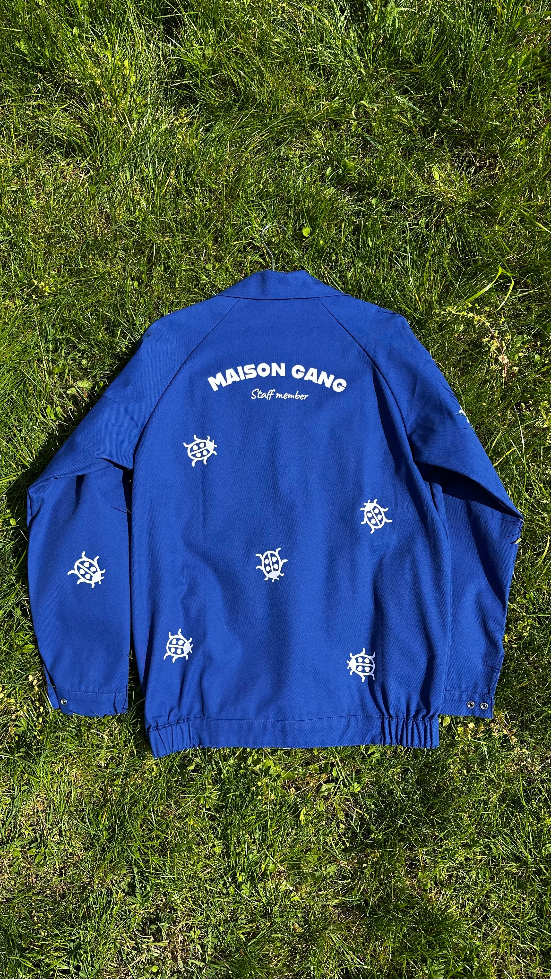 maison-gang-coccinelle-veste-de-travail-bleue-taille-1 image 2